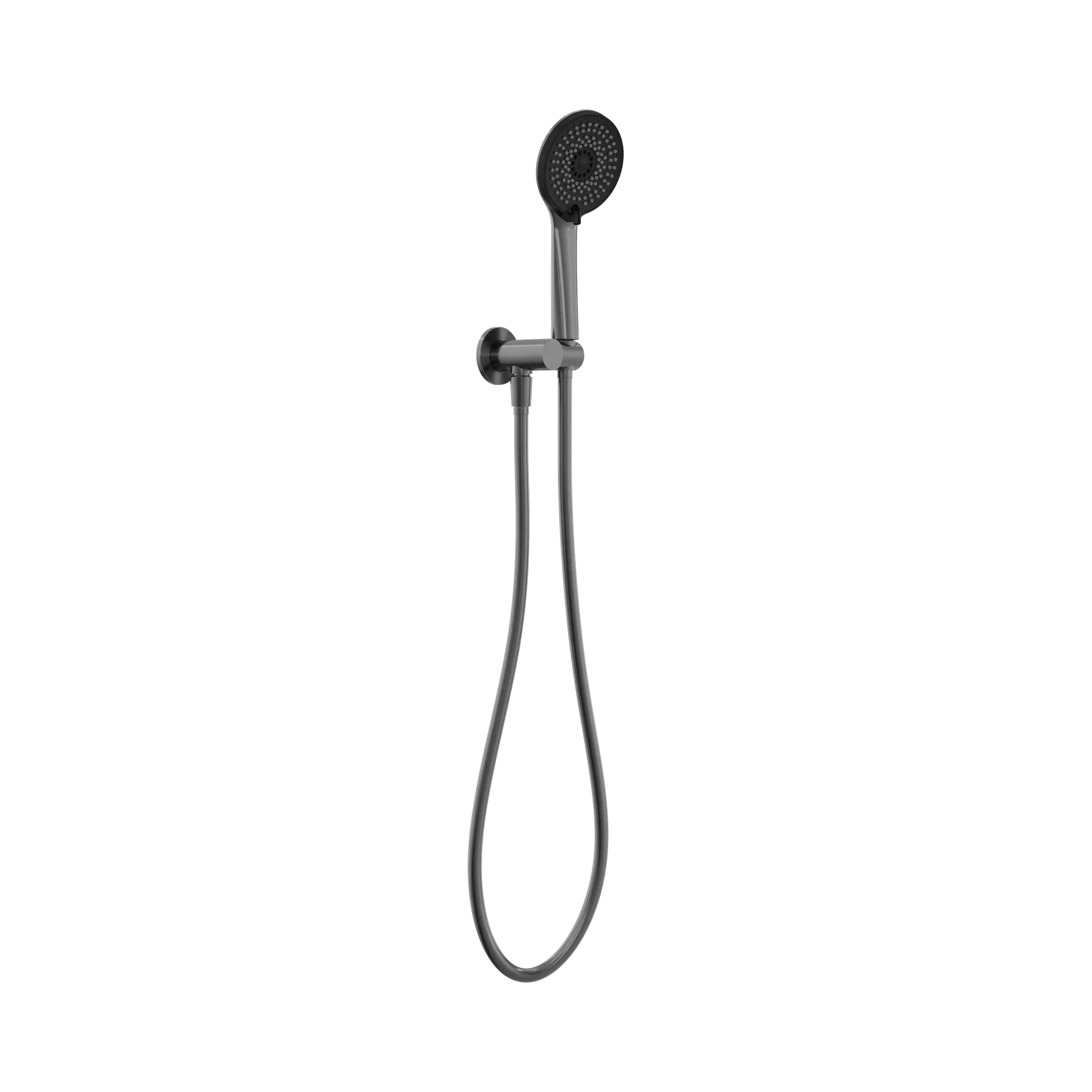 NR320 GM Project Round Shower On Bracket 4 Star Rating Gun Metal image 1