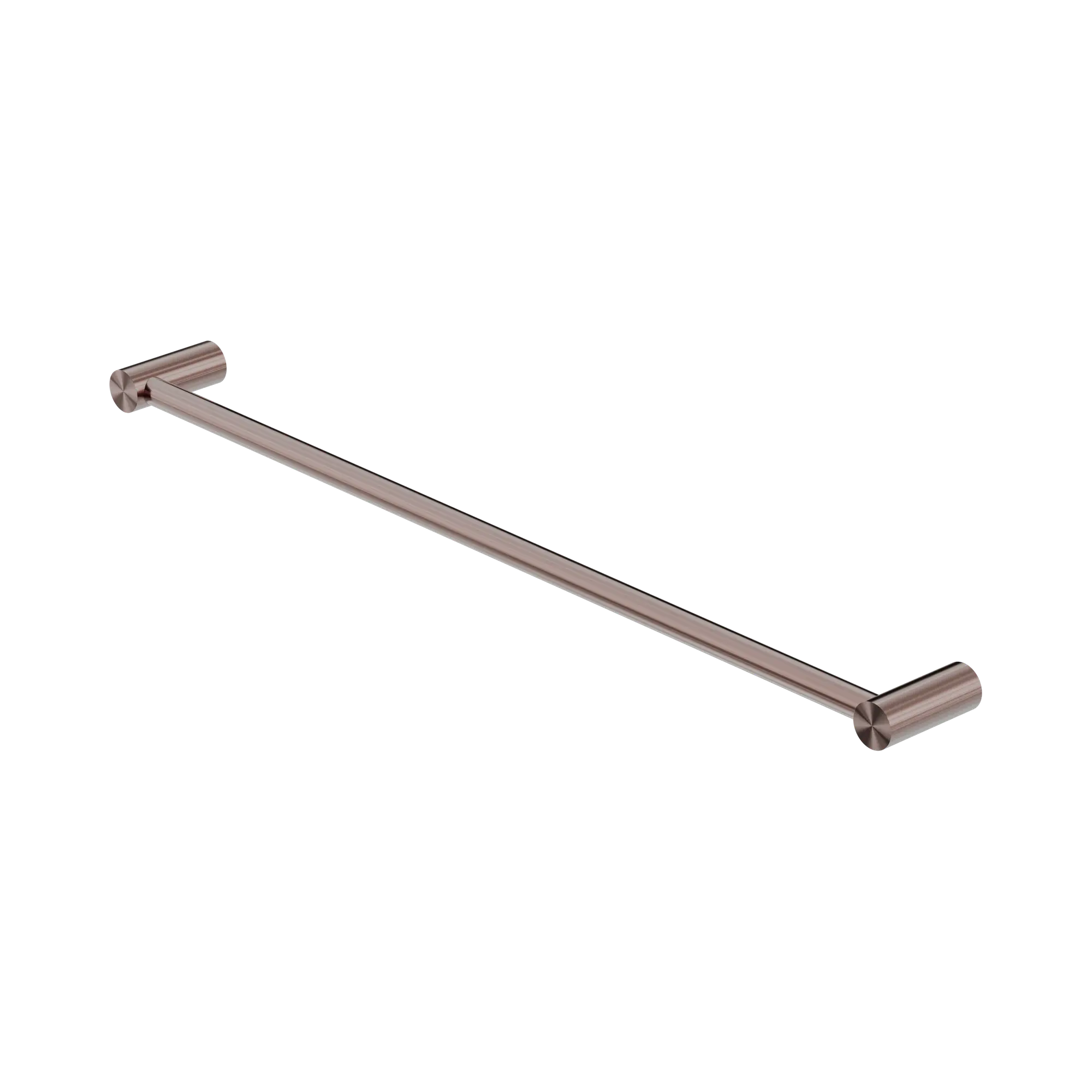 NR2324 BZ New Mecca Single Towel Rail 600mm Brushed Bronze image 1