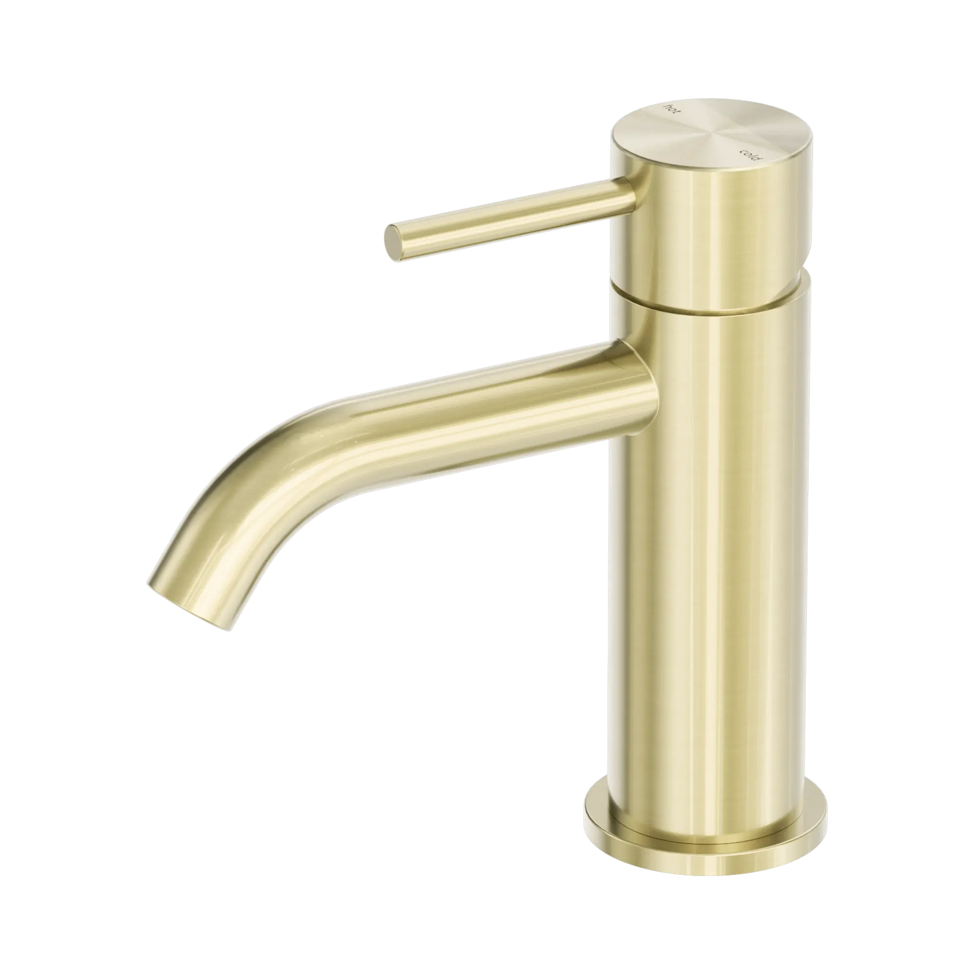 NR162201 BG Zen SS316 L Basin Mixer Brushed Gold image 1
