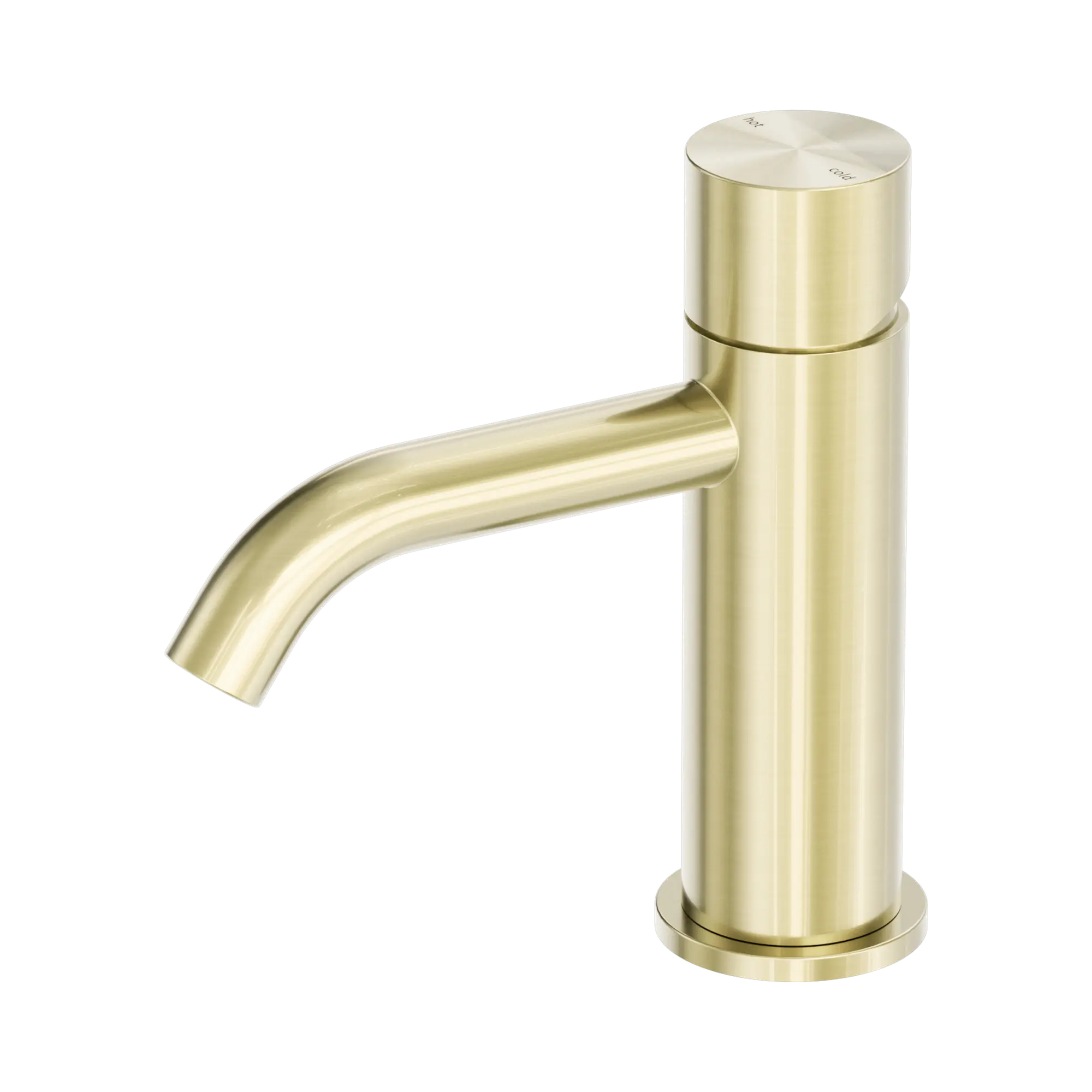 NR162201b BG Zen SS316 L Basin Mixer Handless Brushed Gold image 1