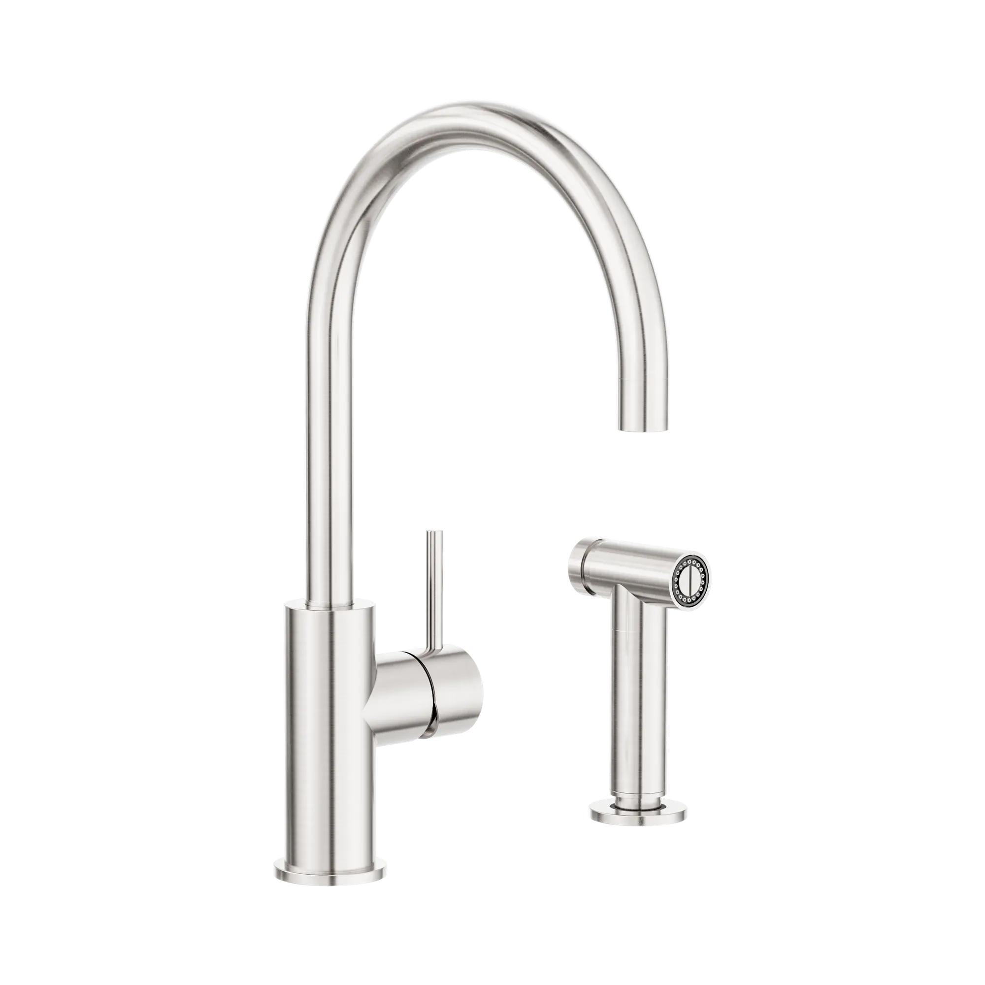 NR162208 BN Zen SS316 L Kitchen Mixer With Hand Spray Brushed Nickel image 1