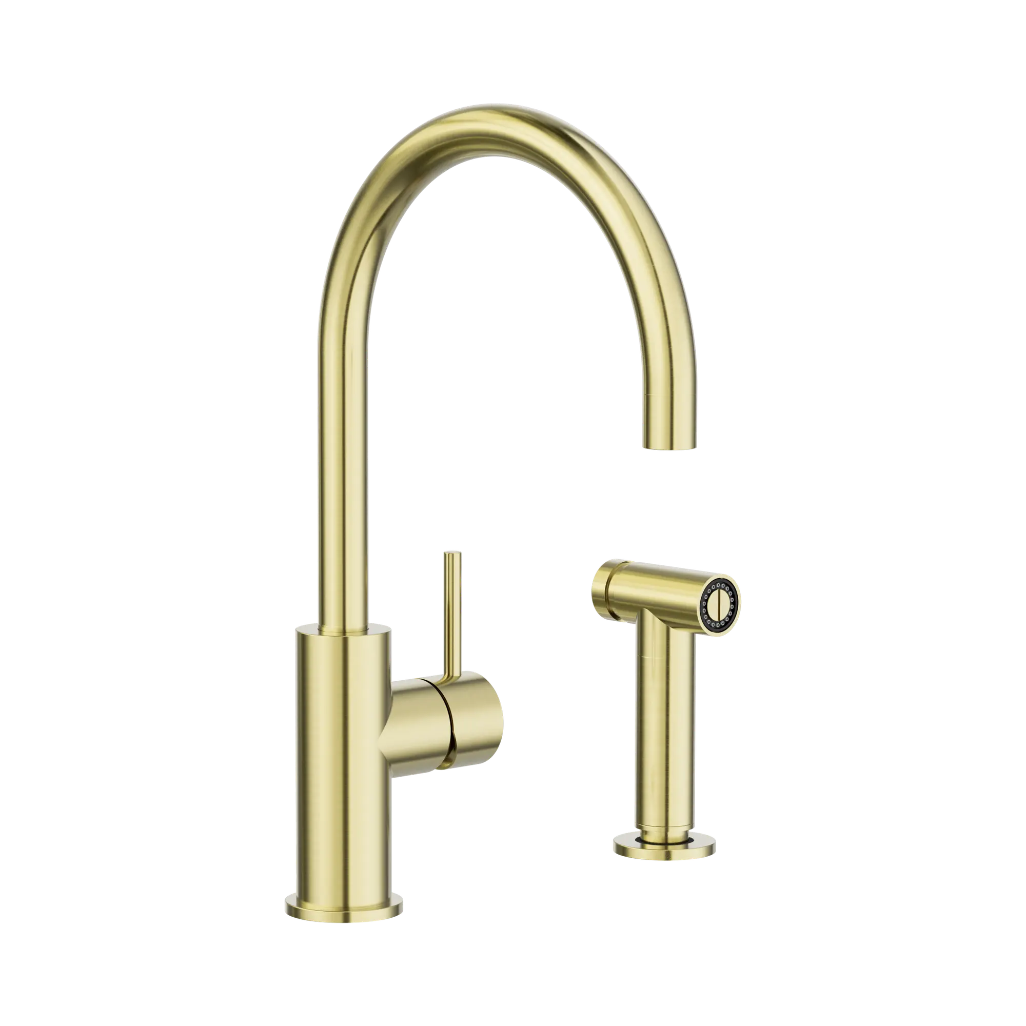 NR162208 BG Zen SS316 L Kitchen Mixer With Hand Spray Brushed Gold image 1