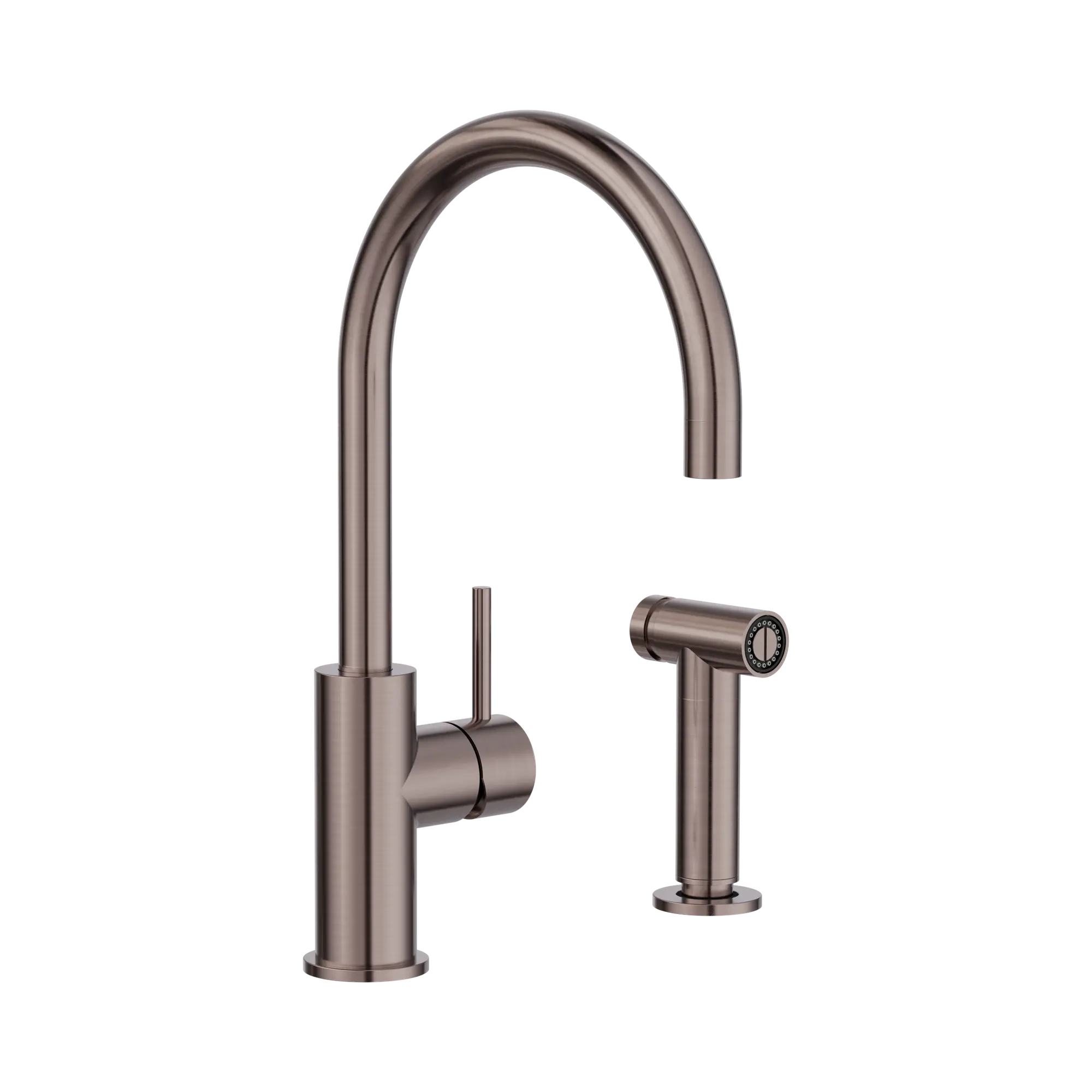 NR162208 BZ Zen SS316 L Kitchen Mixer With Hand Spray Brushed Bronze image 1