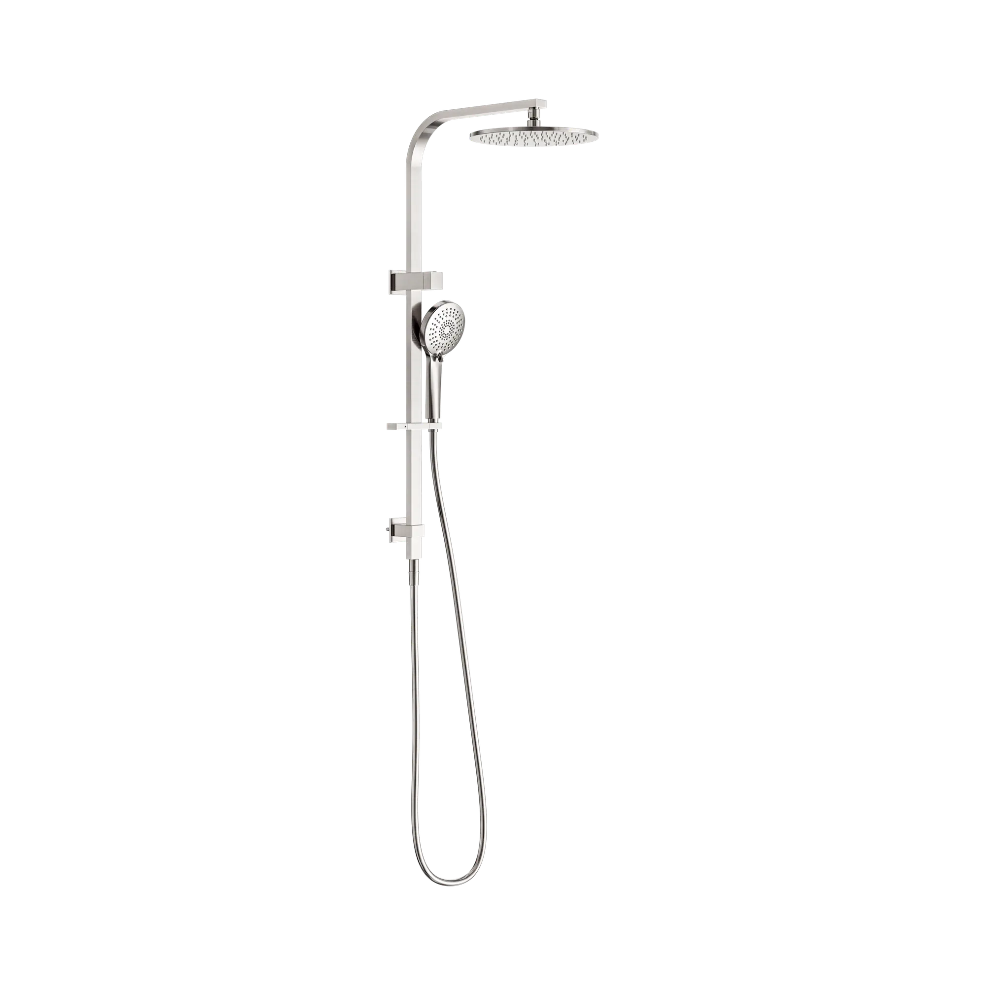 NR250805f BN Bianca Twin Shower Brushed Nickel image 1