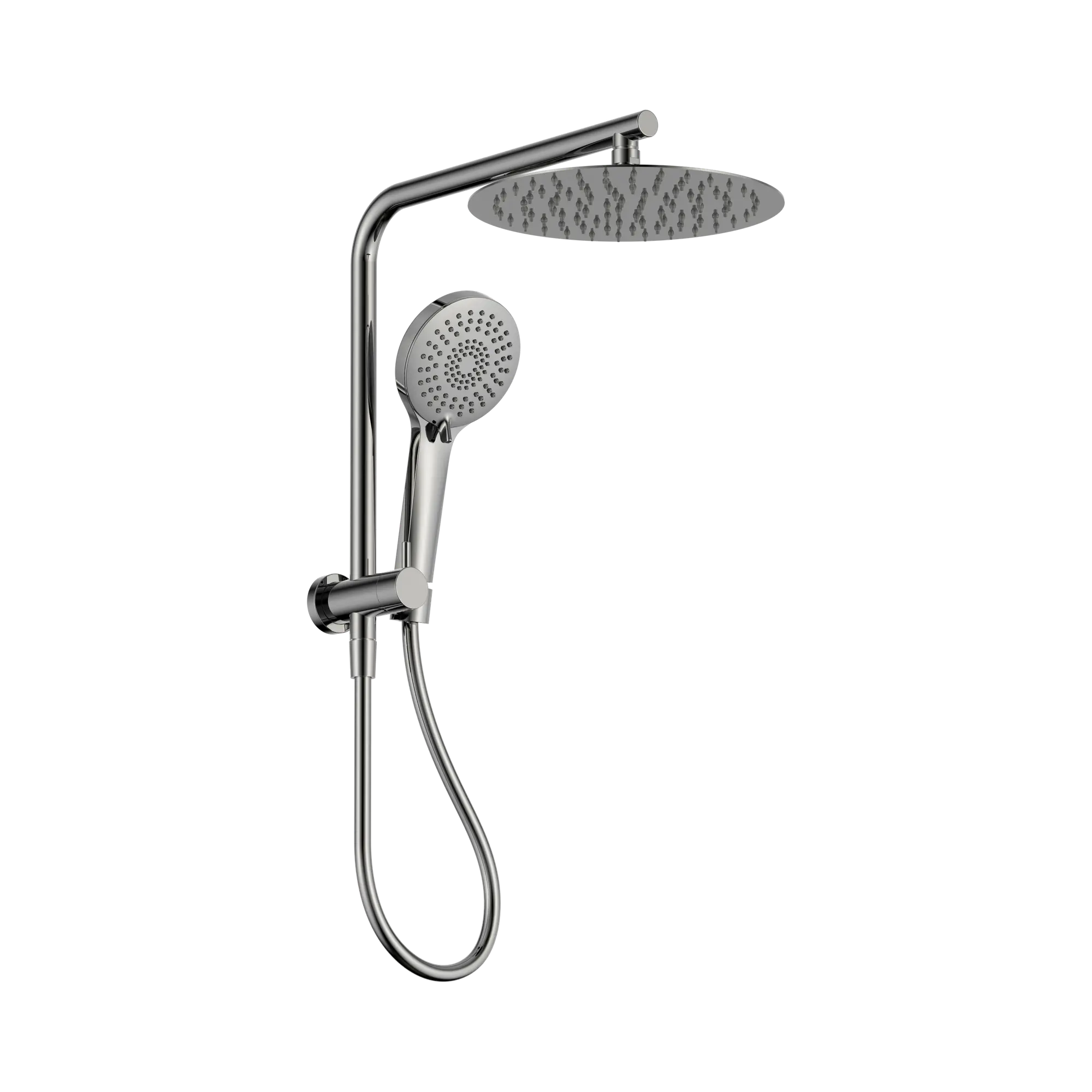 NR250805e CH Mecca 2 In 1 Twin Shower Chrome image 1