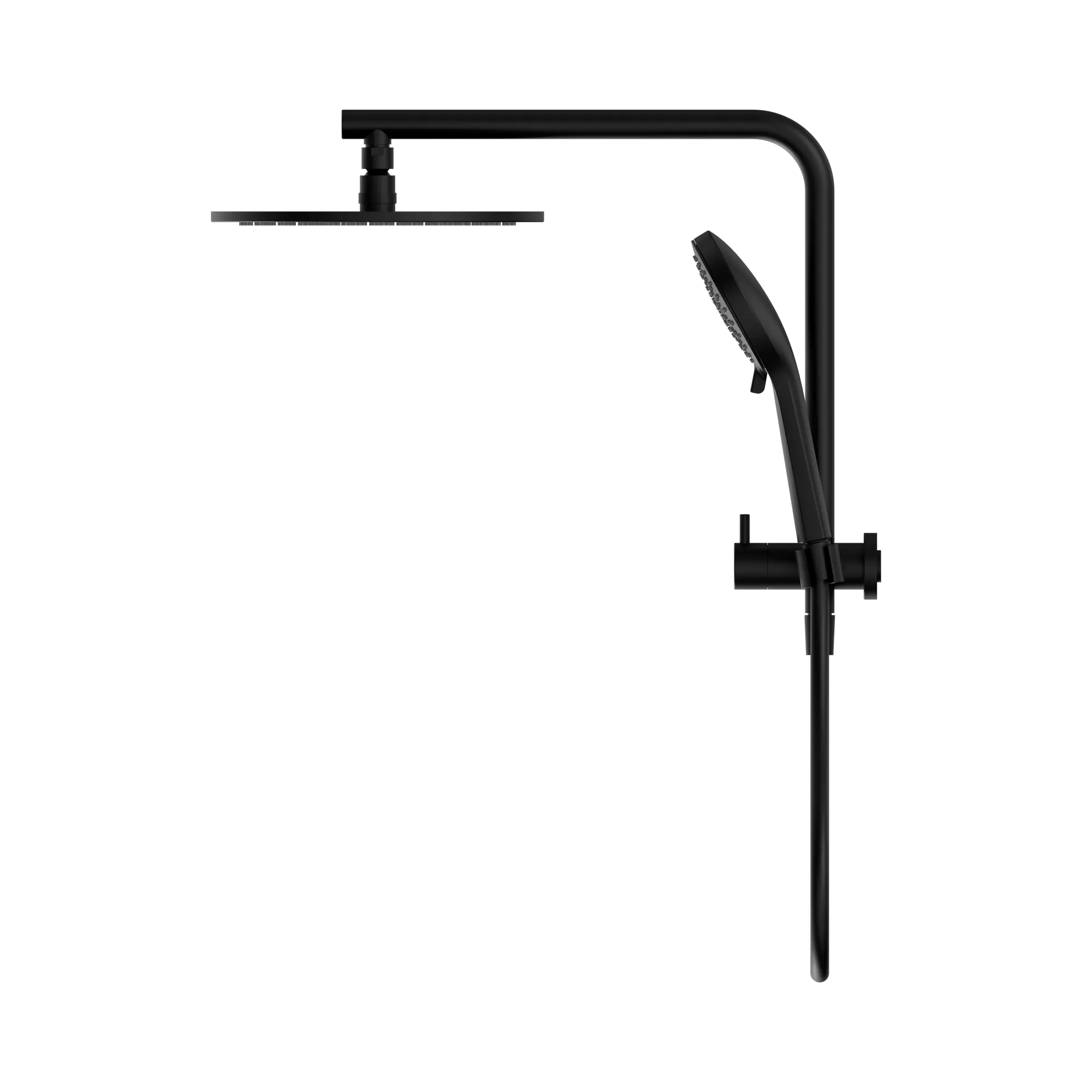 NR250805e MB Mecca 2 In 1 Twin Shower Matte Black image 3