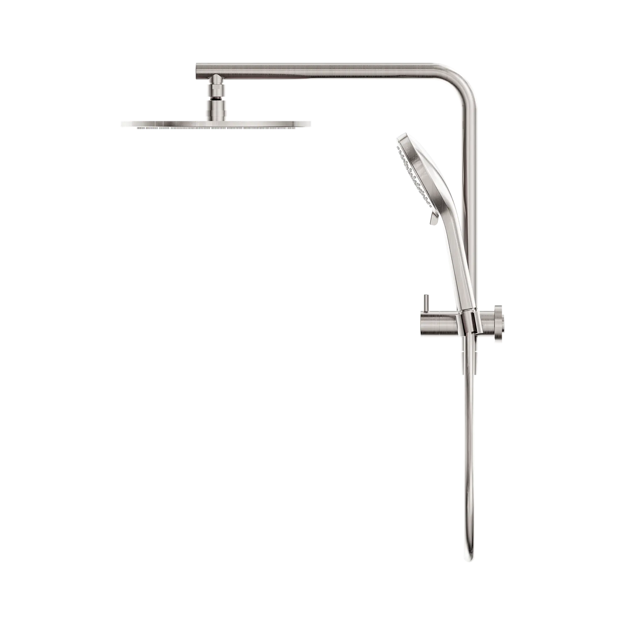 NR250805e BN Mecca 2 In 1 Twin Shower Brushed Nickel image 3