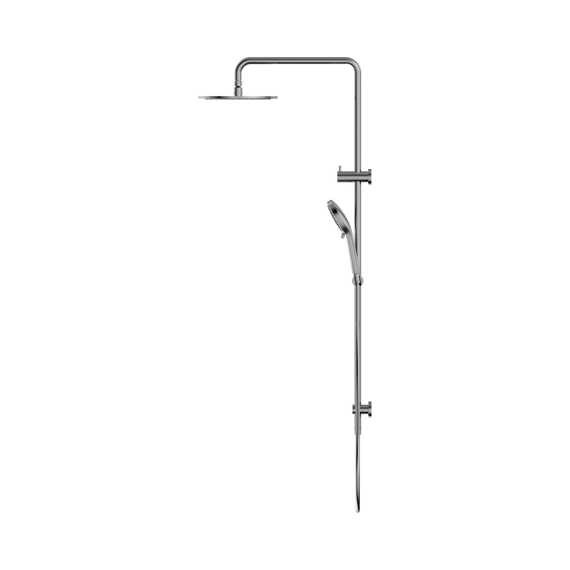 NR250805d CH Round Twin Shower Chrome image 3