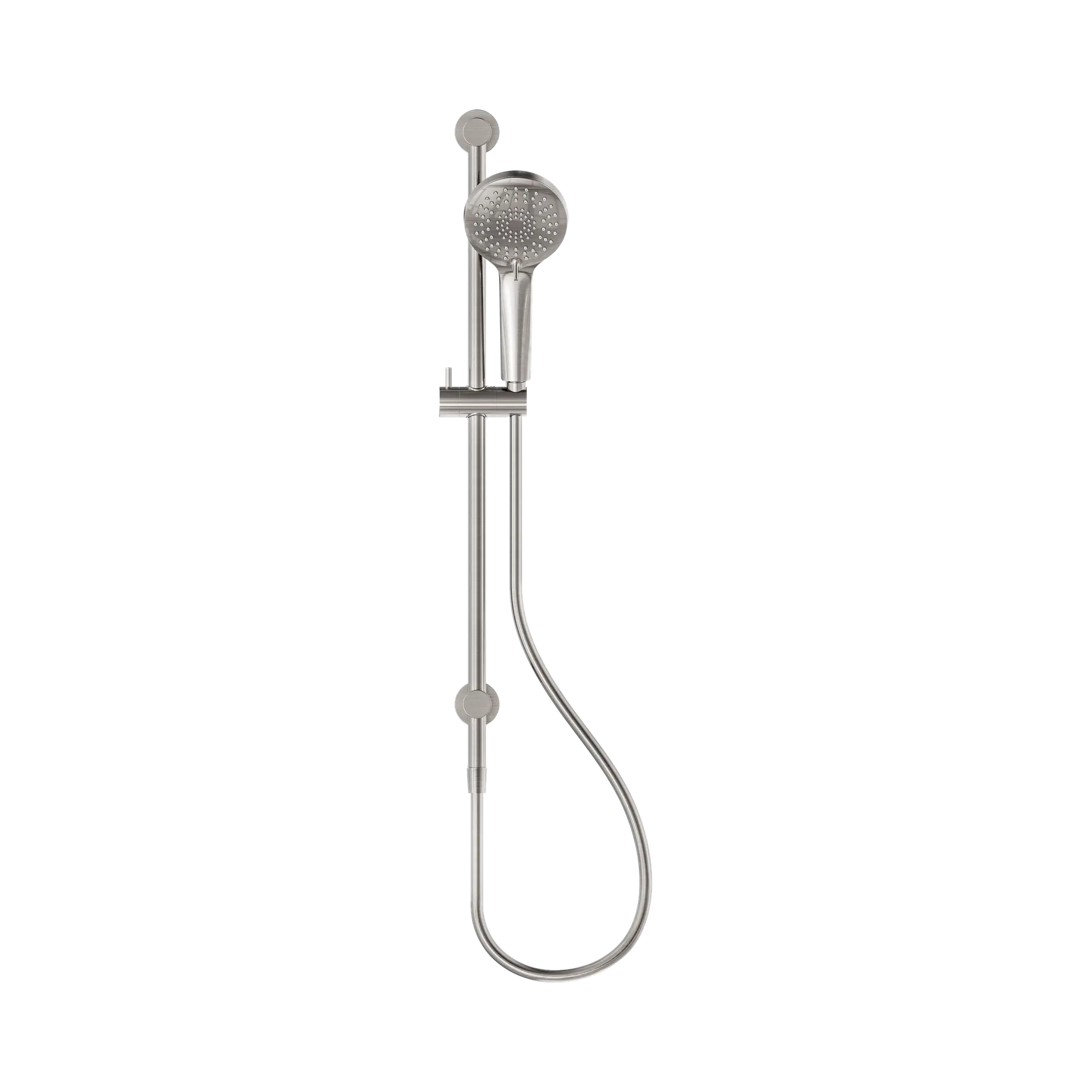 NR314a BN 3 Function Shower Rail Brushed Nickel image 2
