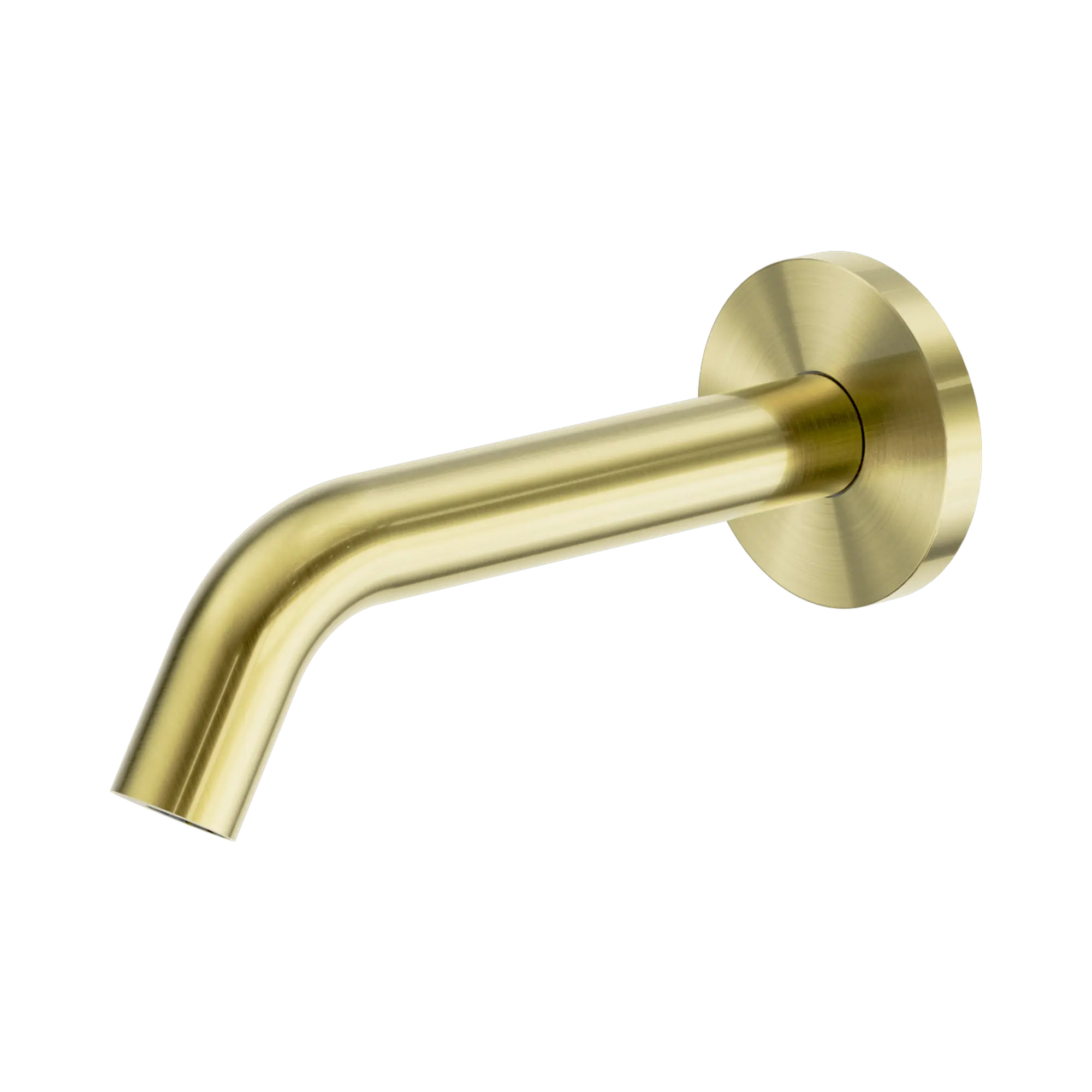 NR405 BG Mecca Wall Mount Sensor Tap 80mm Plate Brushed Gold image 1