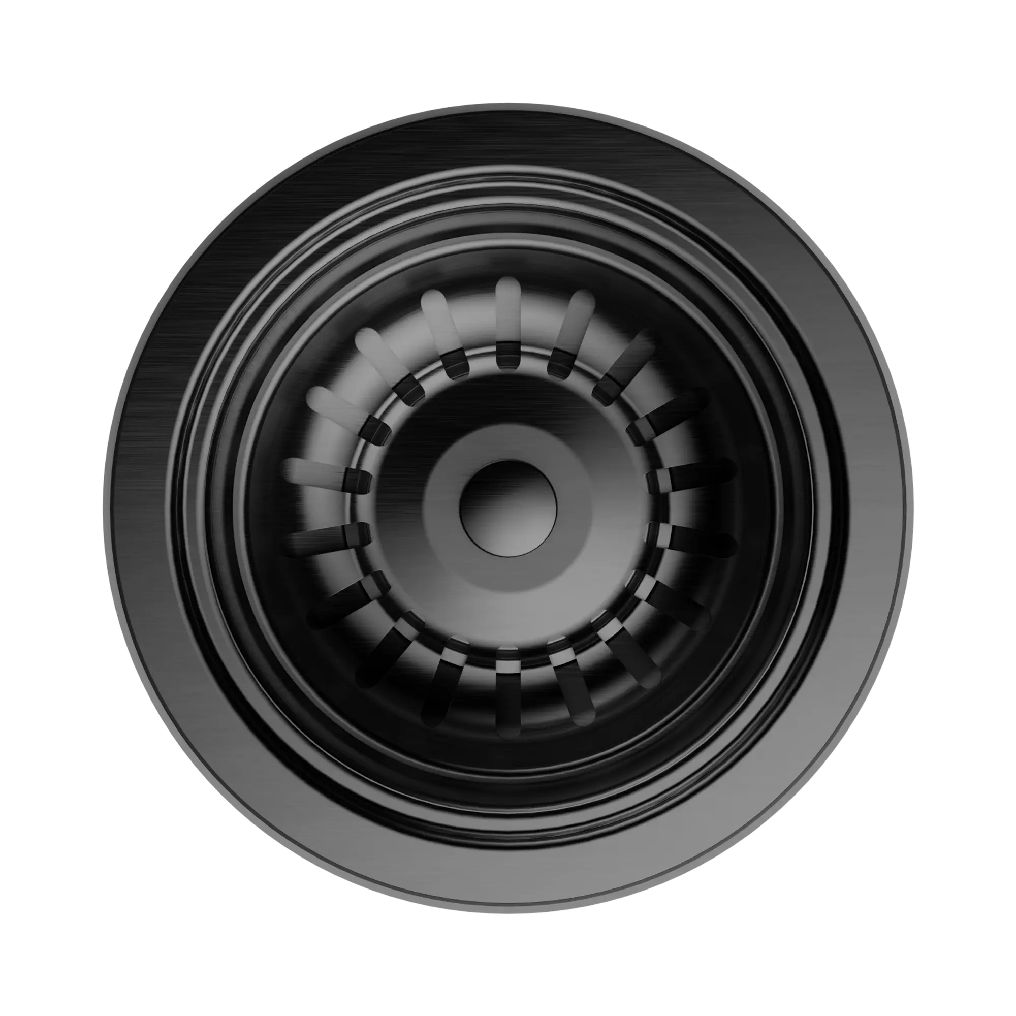 NRA708 GM Kitchen Sink Basket Waste Gun Metal image 2