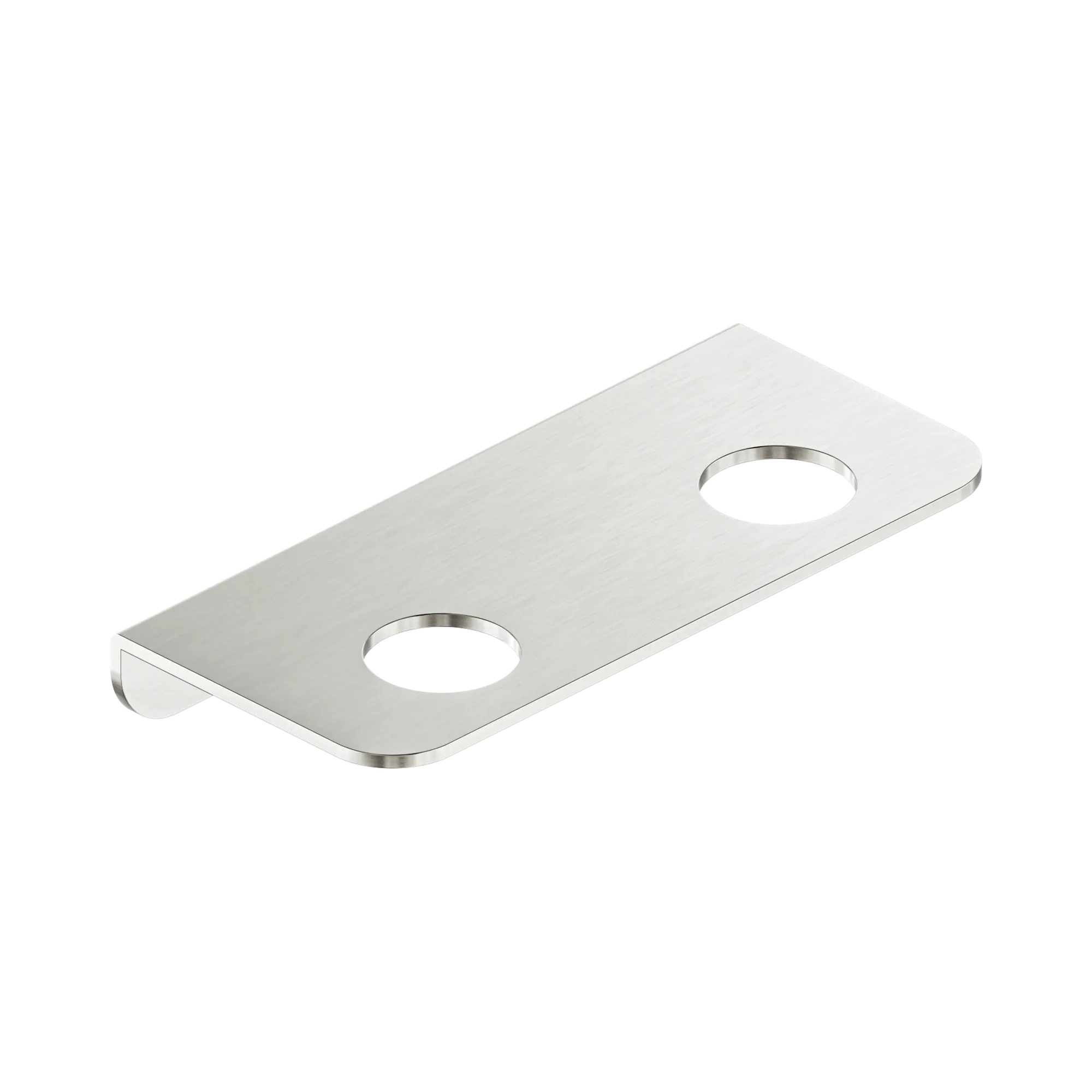 NR1985a BN Mecca Double Soap Bottle Holder Brushed Nickel image 1