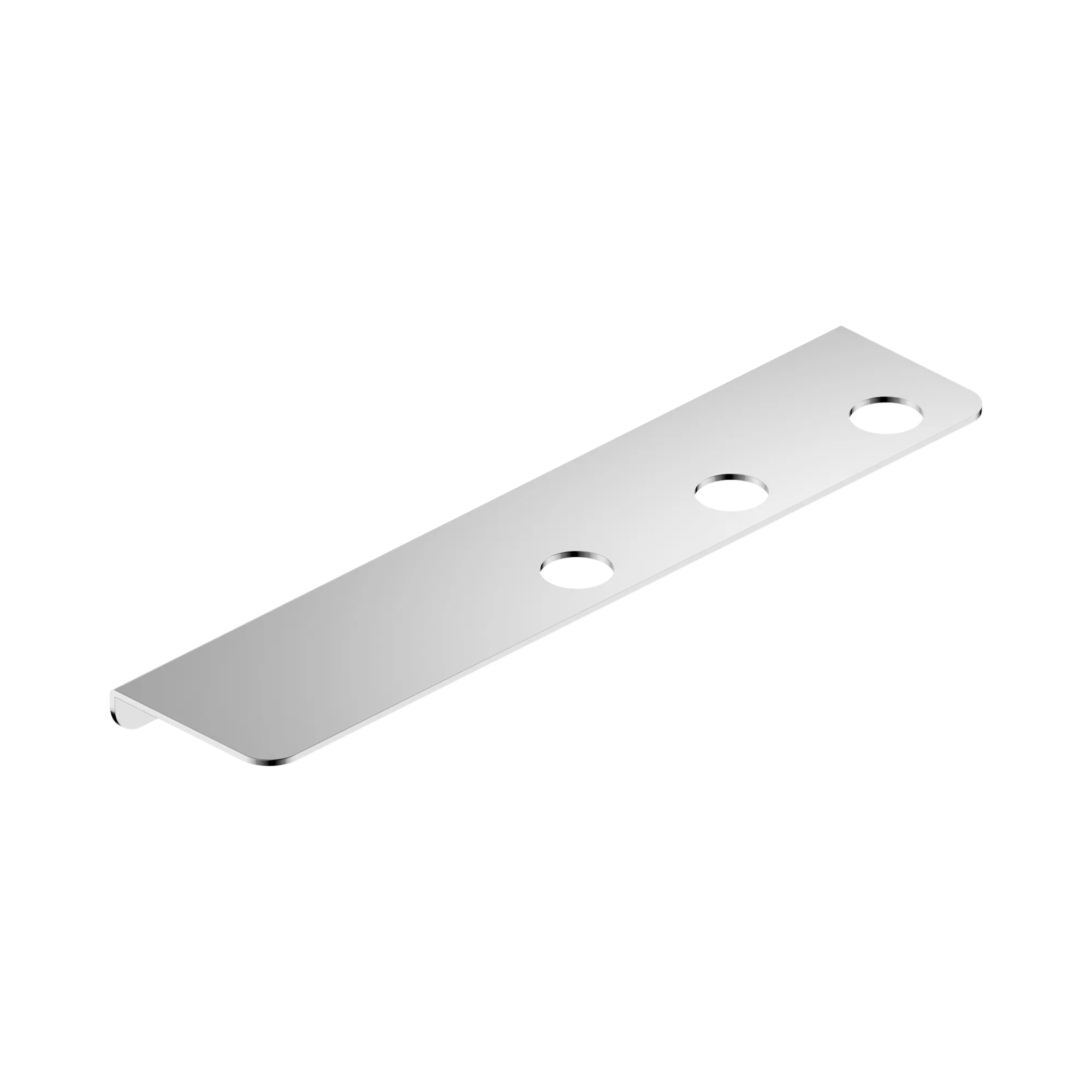 NR1985c CH Mecca Triple Soap Bottle Holder With Shelf Chrome image 1