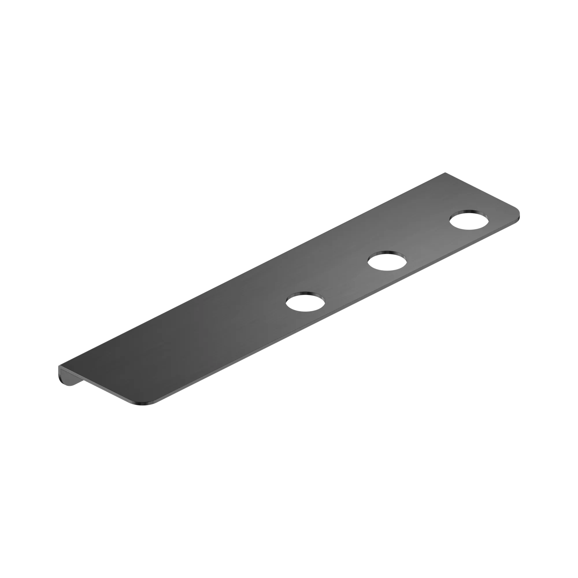 NR1985c GM Mecca Triple Soap Bottle Holder With Shelf Gun Metal image 1