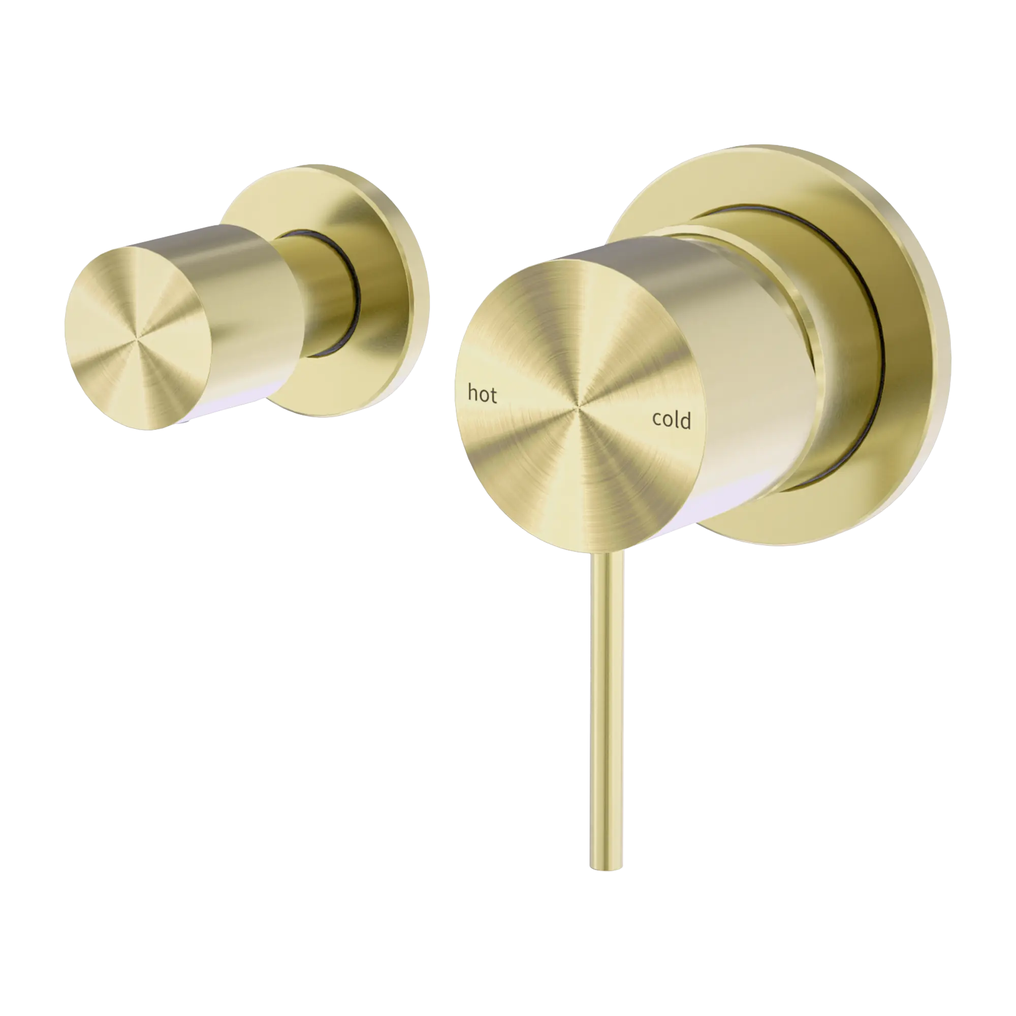NR221911 UBG Mecca Shower Mixer With Horizontal 2 Way Diverter Brushed Gold image 1