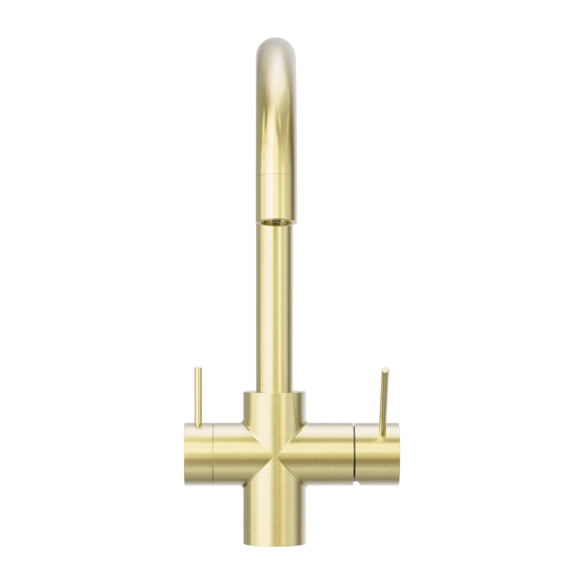 NR221907e BG Mecca 3 Way Filtered Mixer Tap Brushed Gold image 2