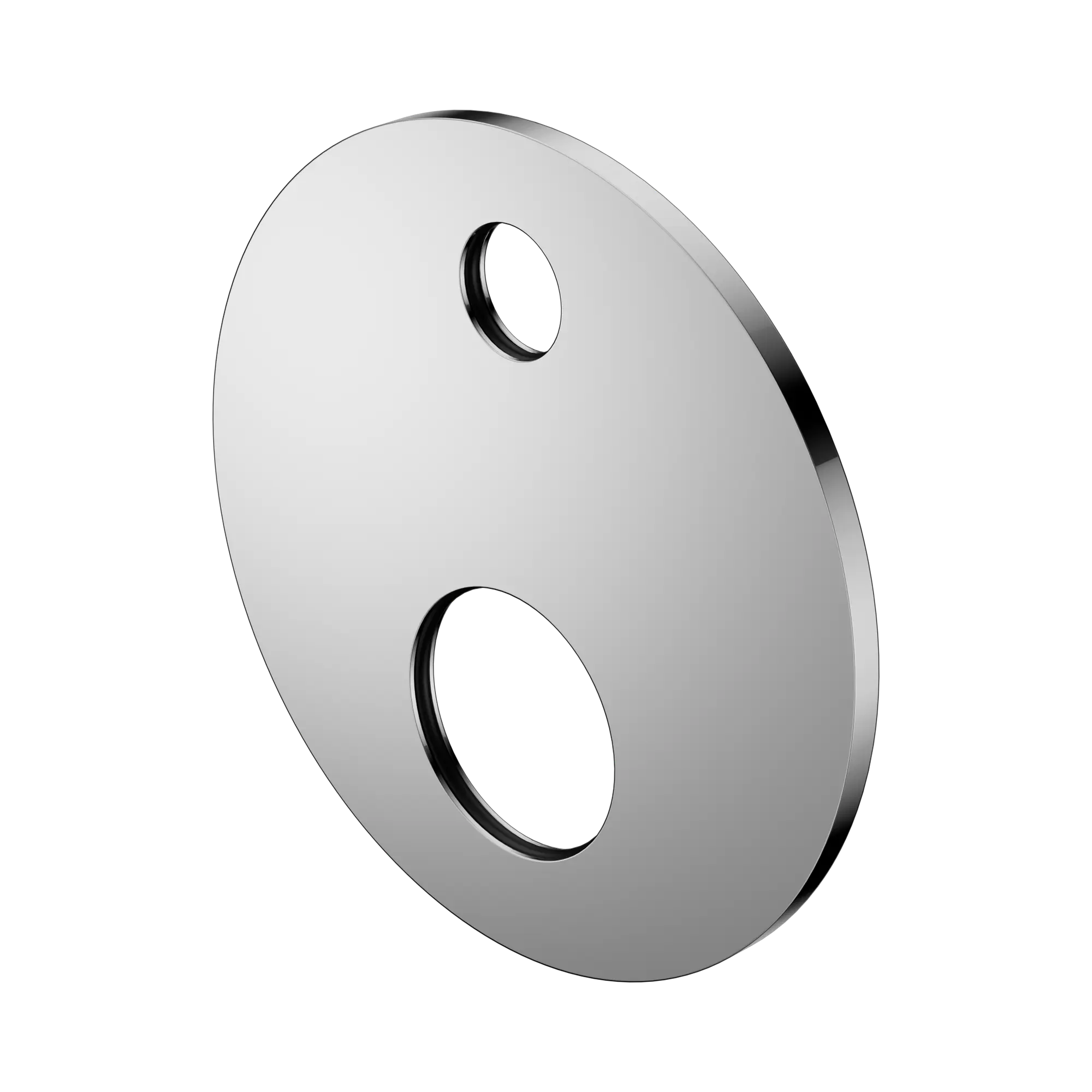 Round Back Plate For Shower Mixer Diverter Chrome