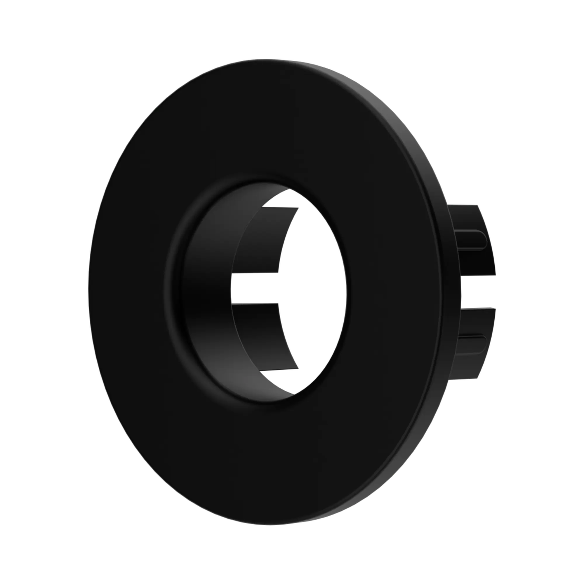 Basin Overflow Ring Metal Matte Black