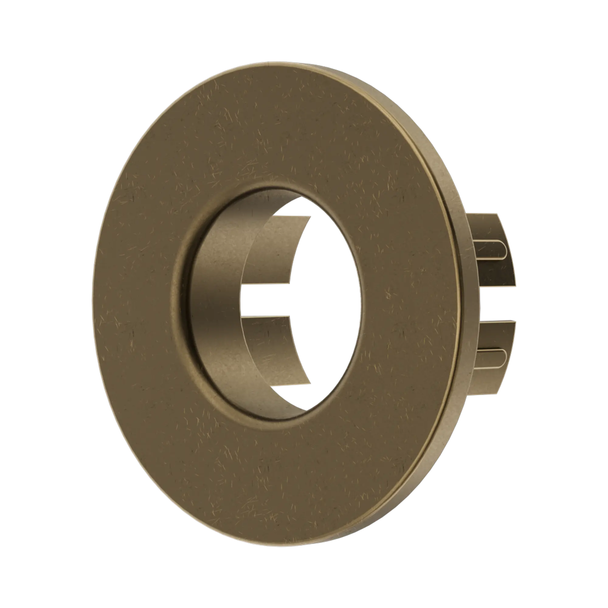 Basin Overflow Ring Metal Tumbled Antique Brass
