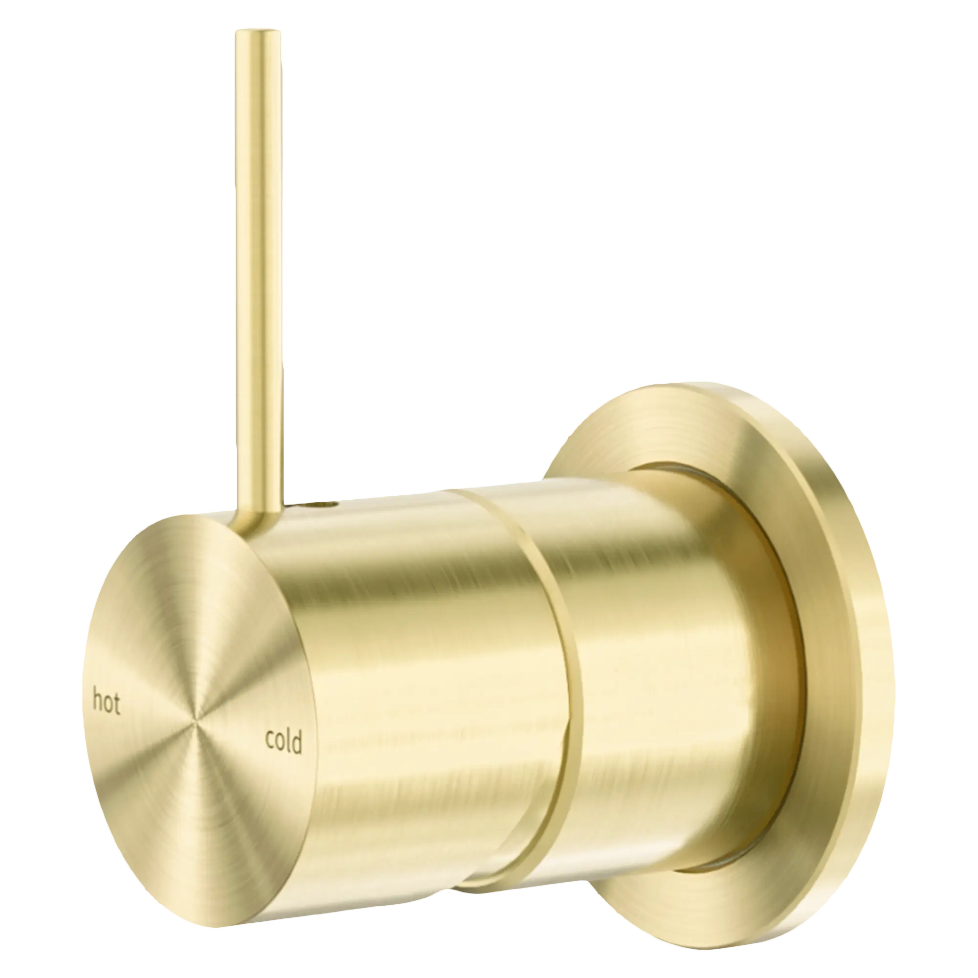 NR221911 JBG Mecca Shower Mixer 60mm Handle Up Plate Brushed Gold image 1