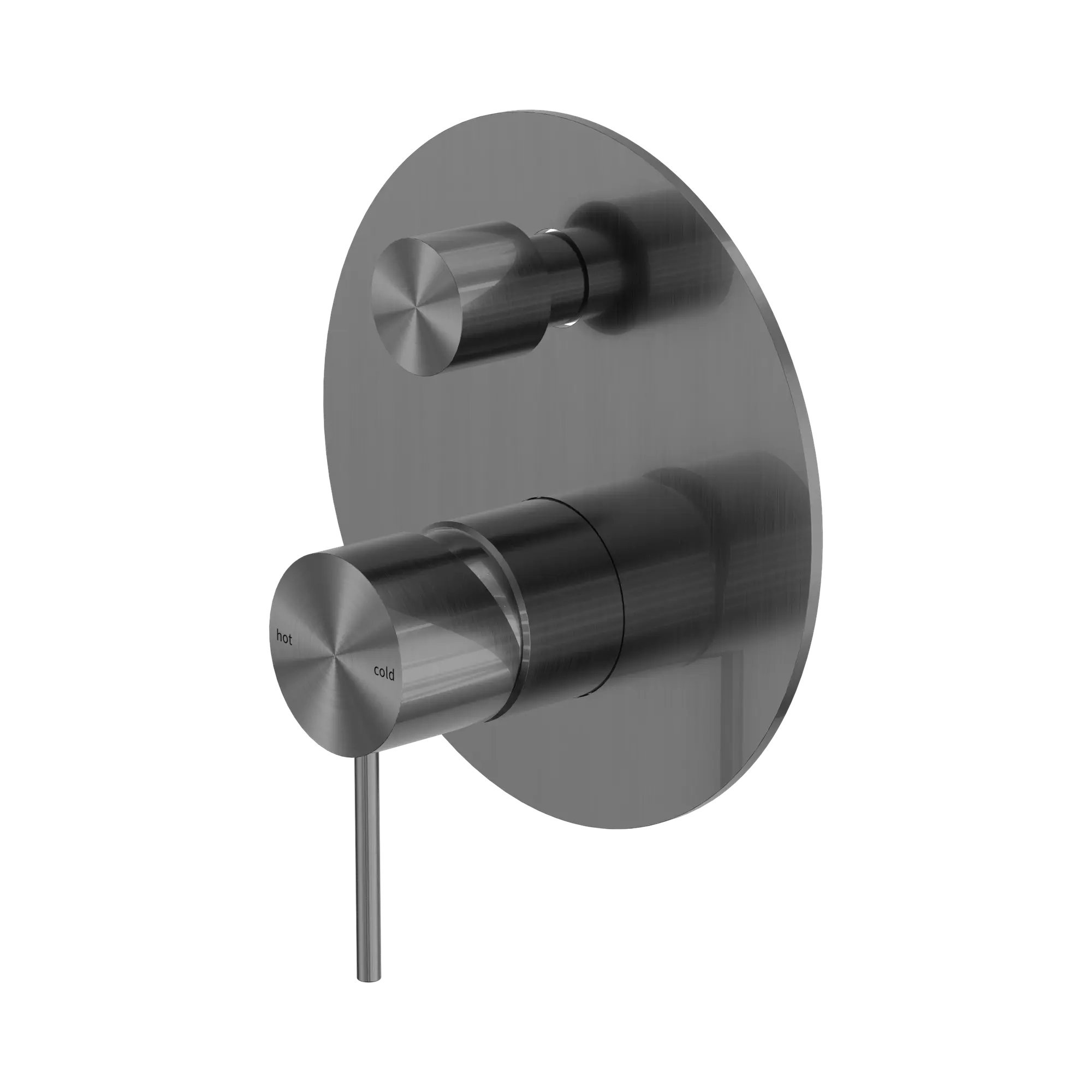 NR221911 AGM Mecca Shower Mixer With Divertor Gun Metal image 1