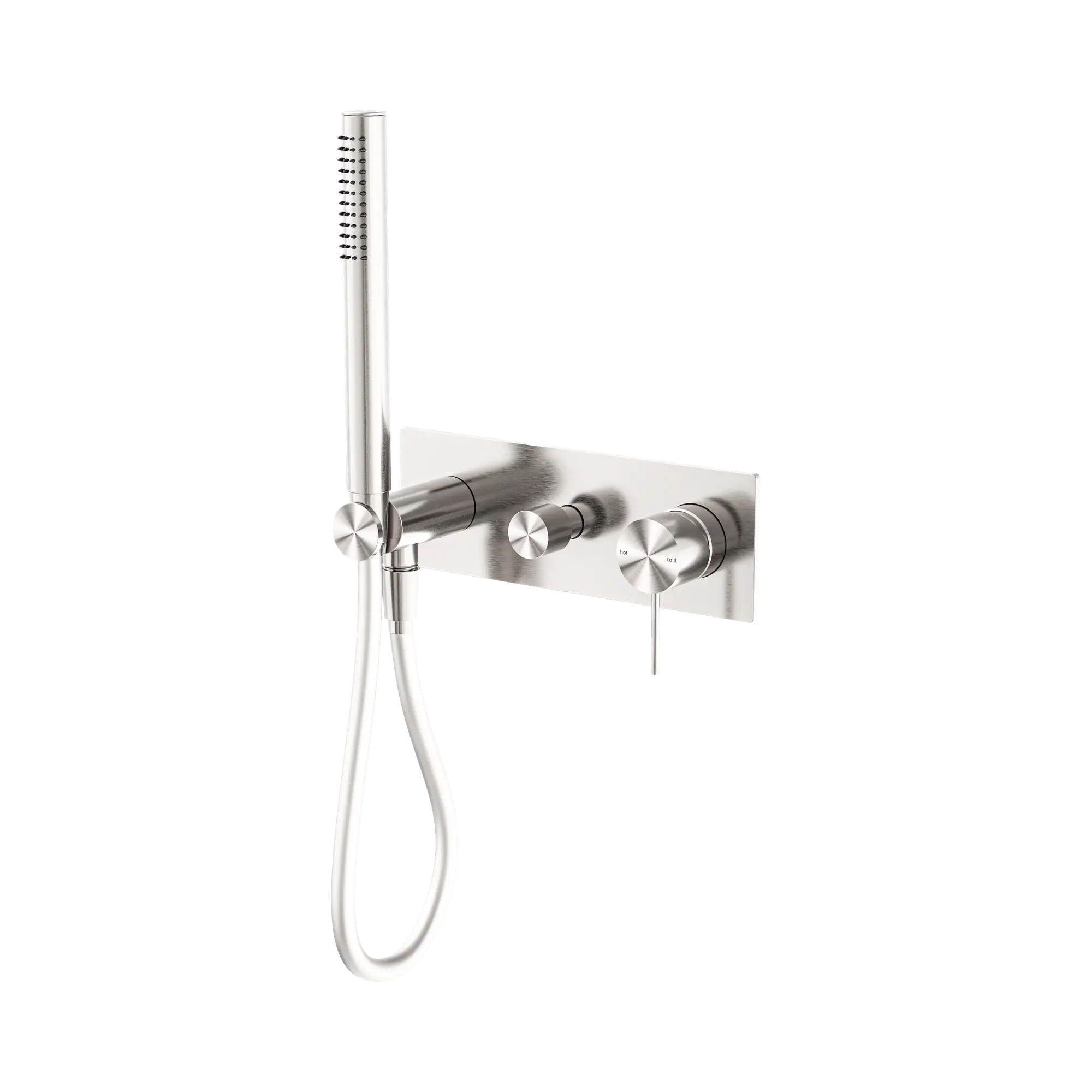 NR221912 EBN Mecca Shower Mixer Divertor System Brushed Nickel image 1