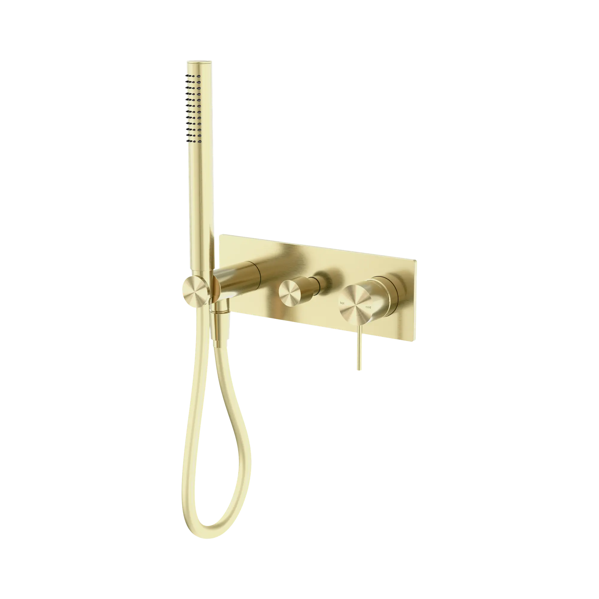 NR221912 EBG Mecca Shower Mixer Divertor System Brushed Gold image 1