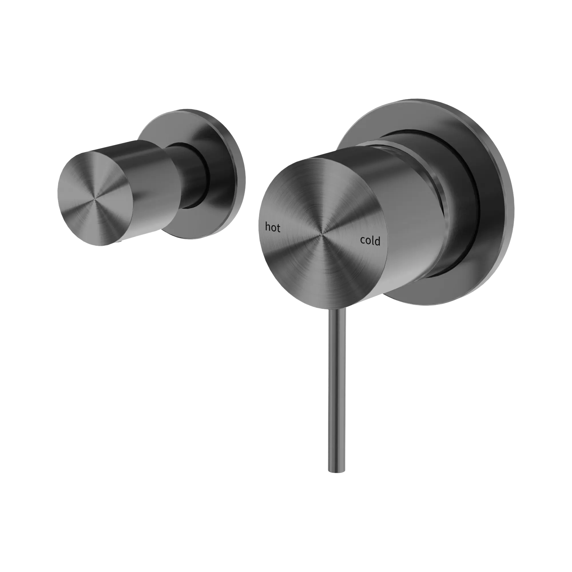 NR221911 UGM Mecca Shower Mixer With Horizontal 2 Way Divertor Gun Metal image 1