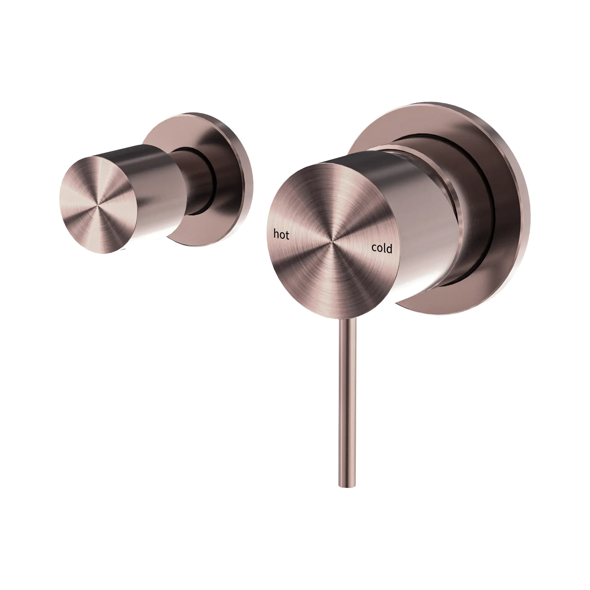 NR221911 UBZ Mecca Shower Mixer With Horizontal 2 Way Divertor Brushed Bronze image 1