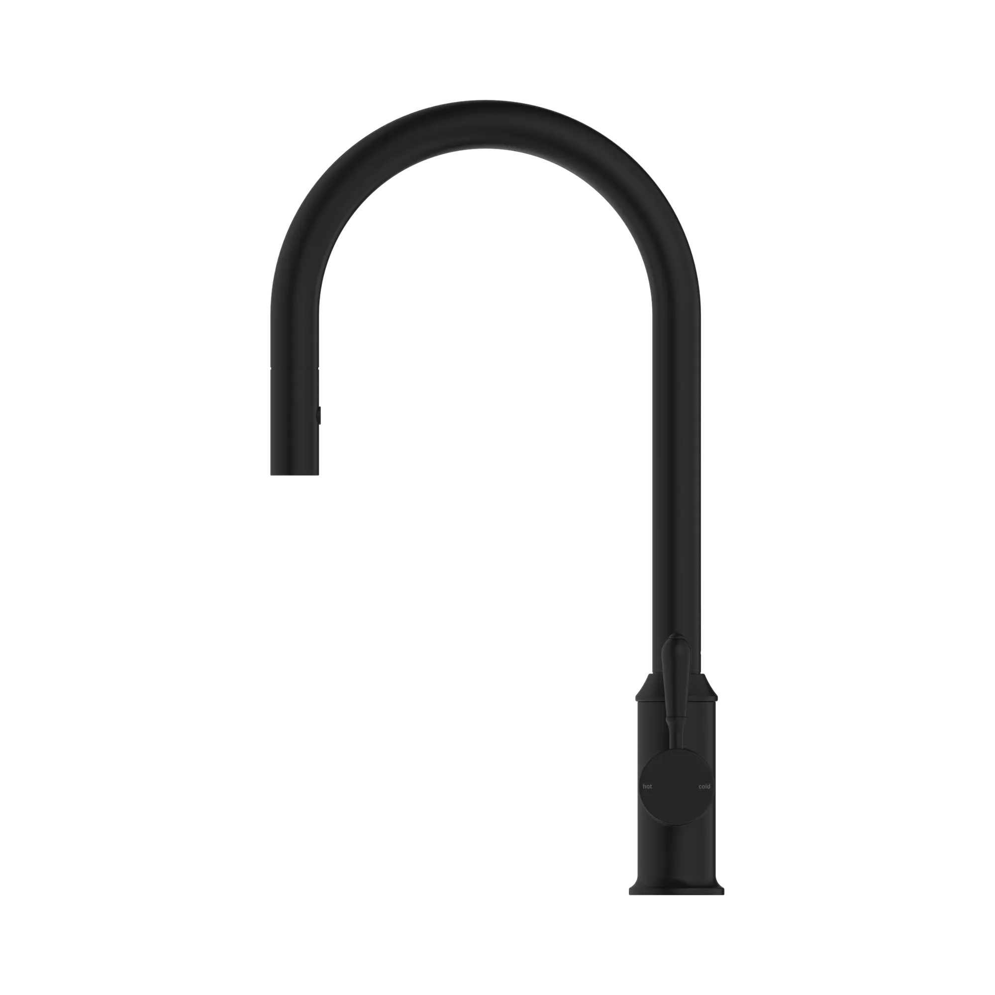 NR69210802 MB York Pull Out Sink Mixer With Vegie Spray Function With Metal Lever Matte Black image 3