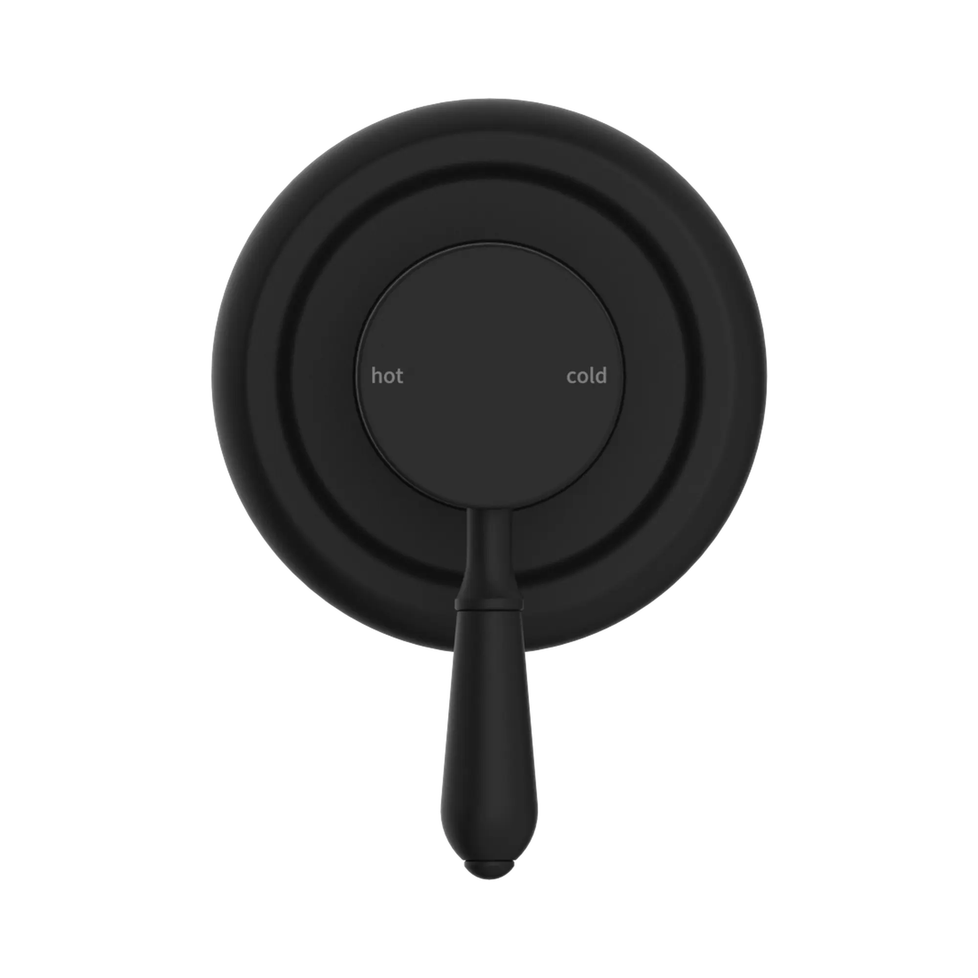 NR69210902 MB York Shower Mixer With Metal Lever Matte Black image 2