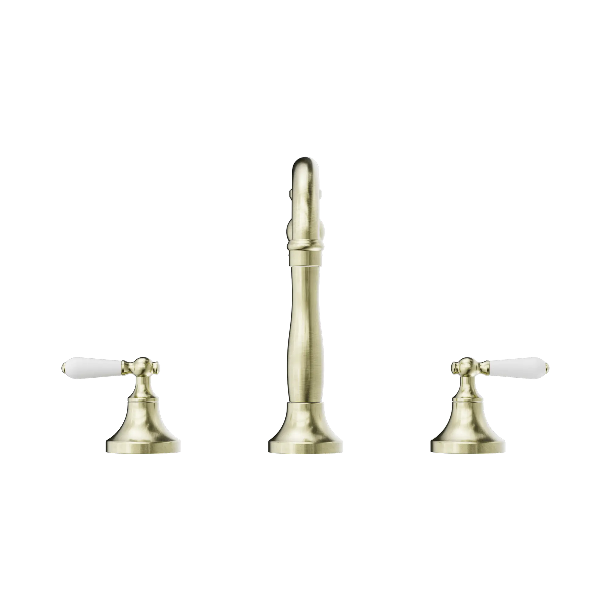 NR692102a01 AB York Basin Set With White Porcelain Lever Aged Brass image 3