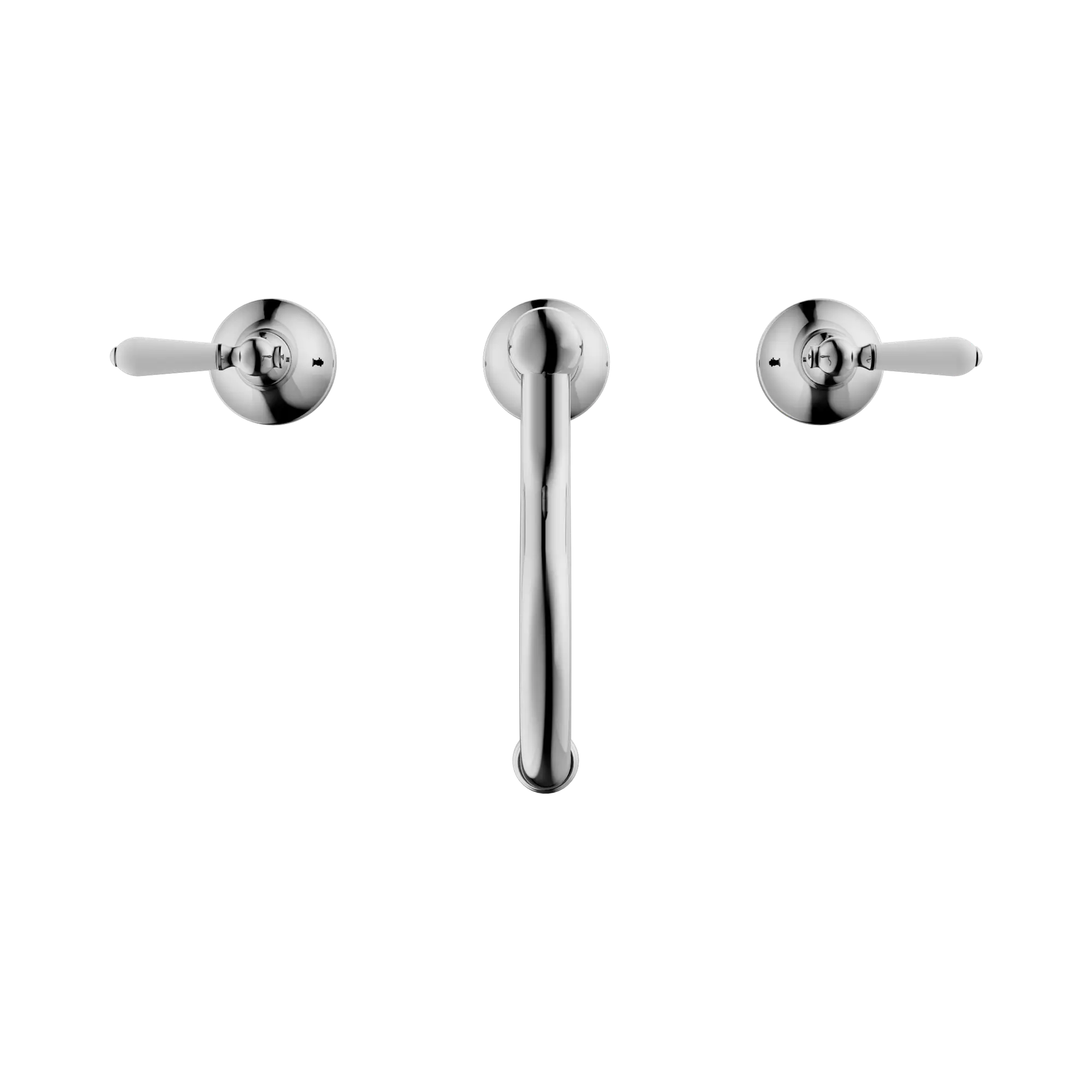 NR692102a01 CH York Basin Set With White Porcelain Lever Chrome image 2