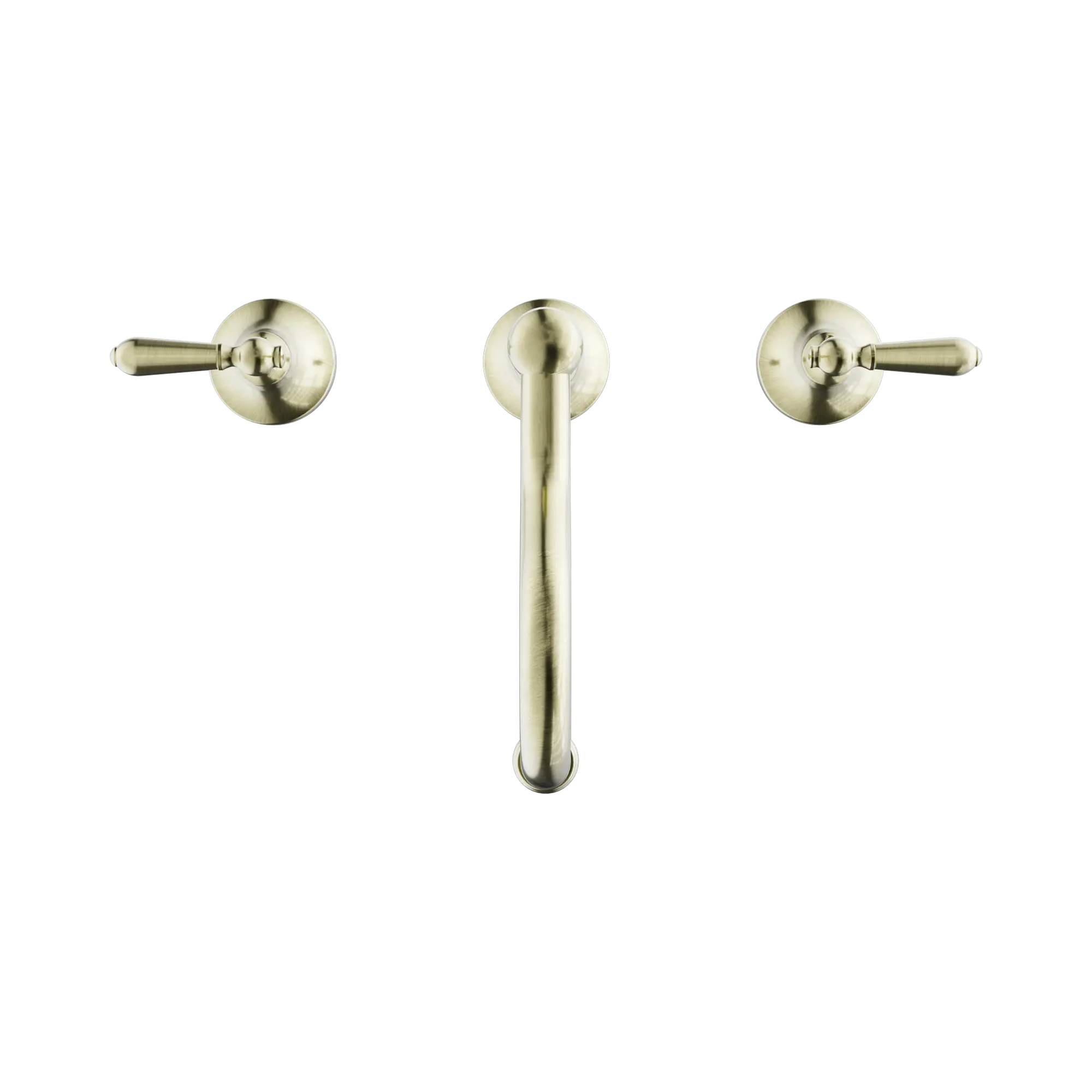 NR692102a02 AB York Basin Set With Metal Lever Aged Brass image 2