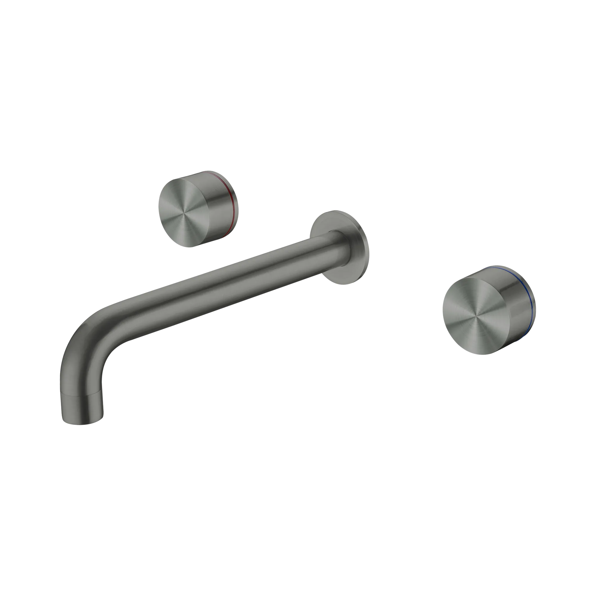 NR211707a217 GM Kara Wall Basin Set 215mm Gun Metal image 1