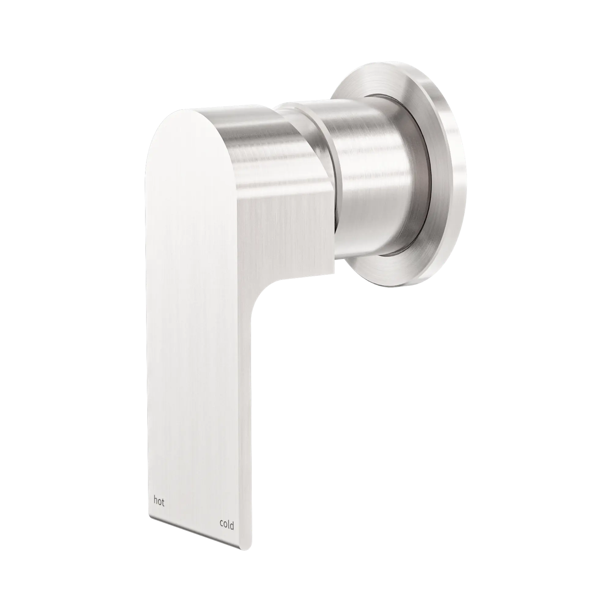 NR321511 HBN Bianca Shower Mixer 60mm Plate Brushed Nickel image 1