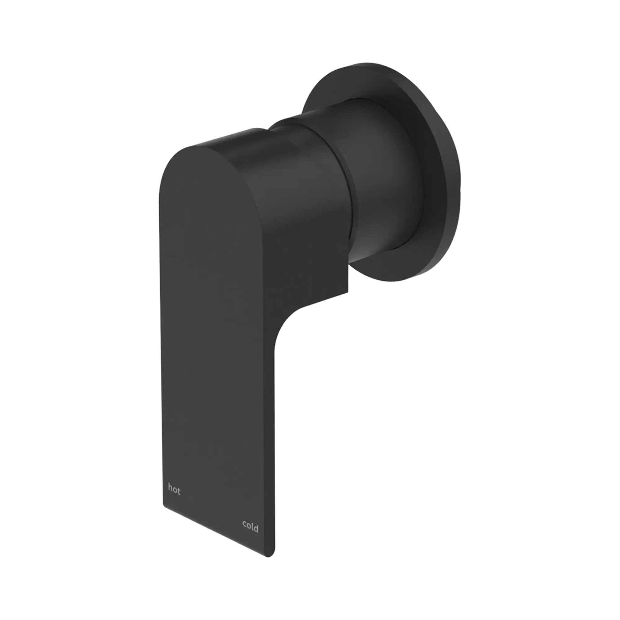 NR321511 DMB Bianca Shower Mixer 80mm Plate Matte Black image 1