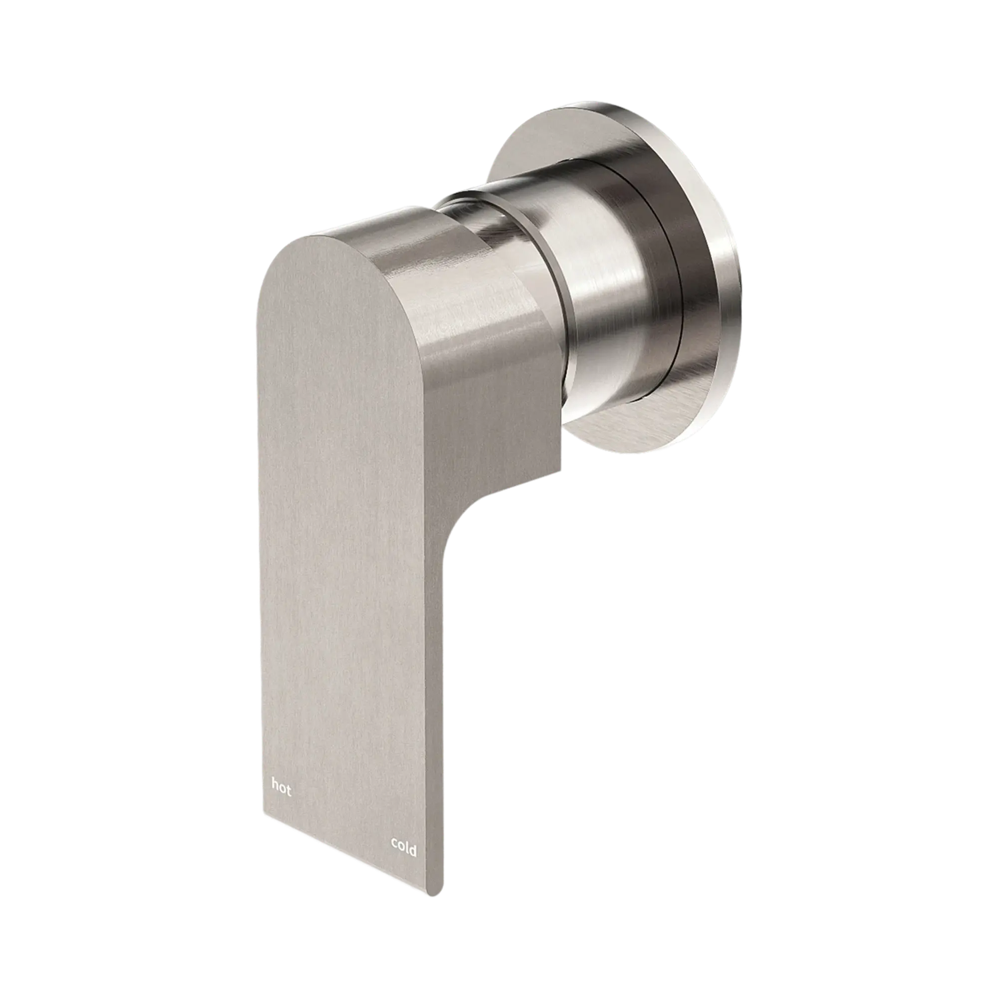 NR321511 DBN Bianca Shower Mixer 80mm Plate Brushed Nickel image 1