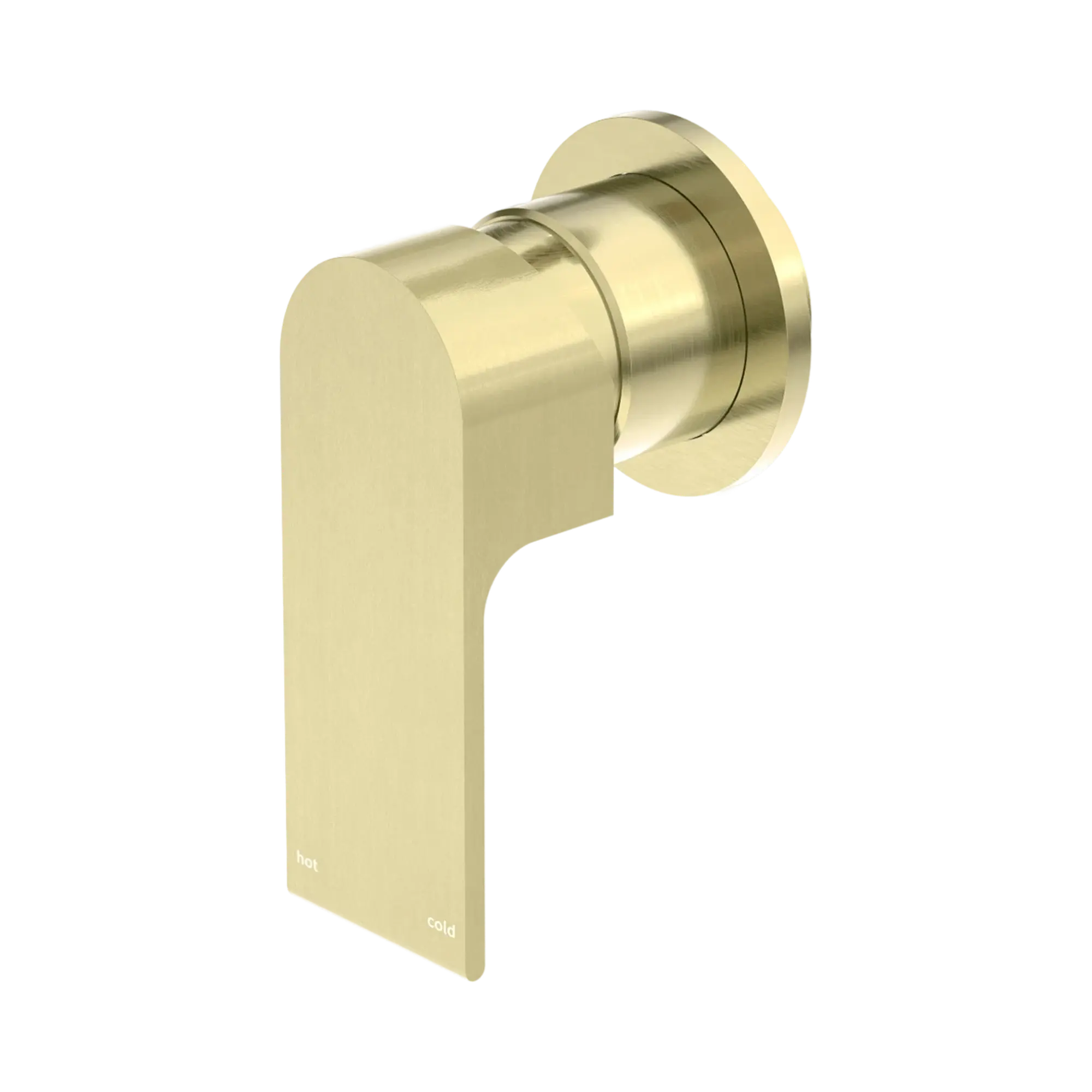 NR321511 DBG Bianca Shower Mixer 80mm Plate Brushed Gold image 1