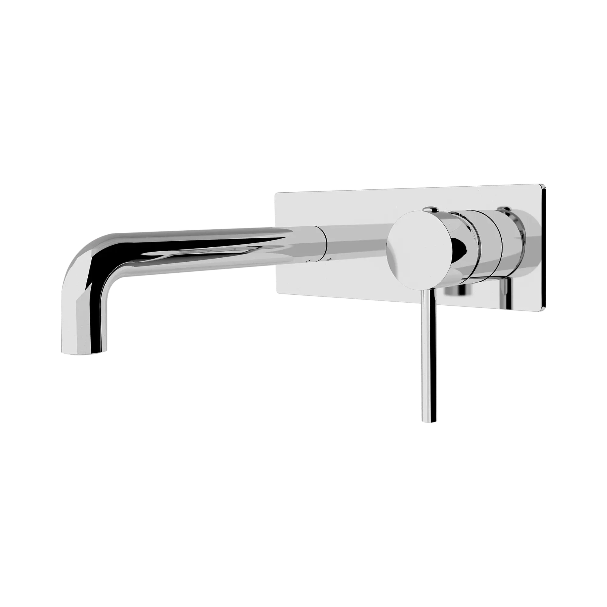NR250810b CH Dolce Wall Basin Bath Mixer Chrome image 1