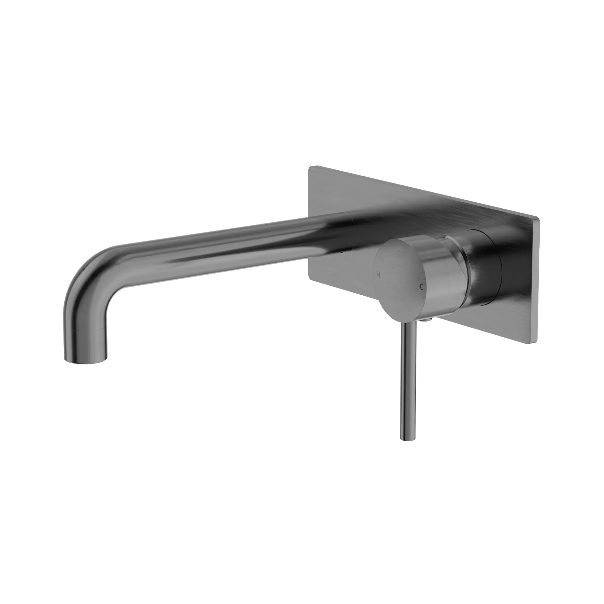 NR250810b GM Dolce Wall Basin Bath Mixer Gun Metal image 1
