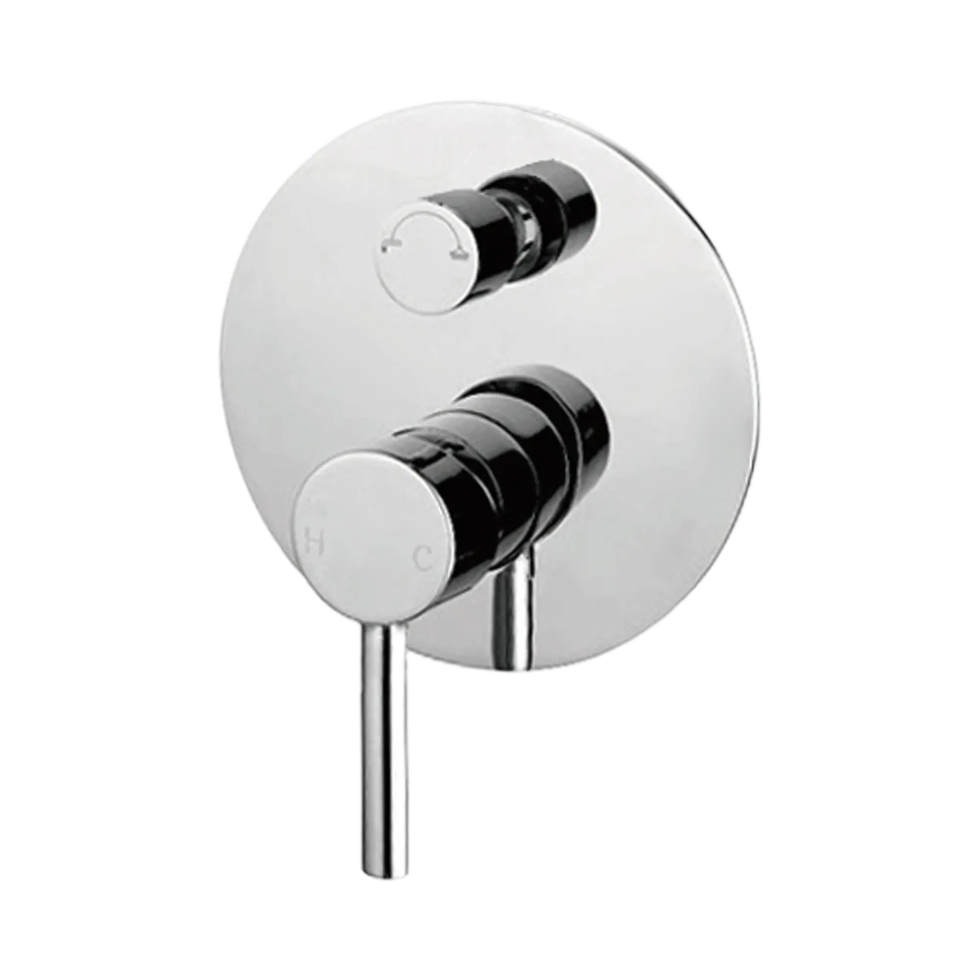 NR250811 ACH Dolce Shower Mixer With Divertor Chrome image 1