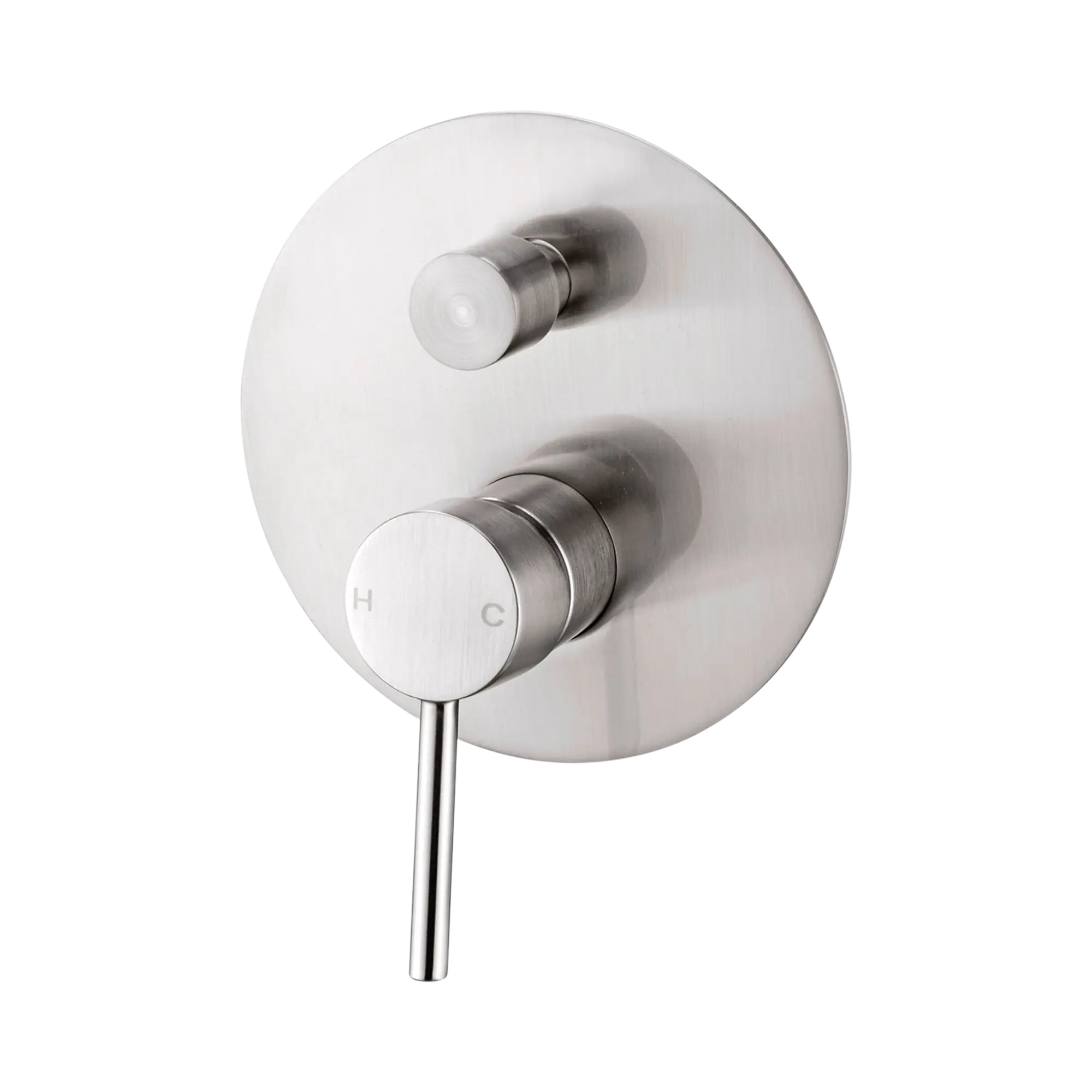 NR250811 ABN Dolce Shower Mixer With Divertor Brushed Nickel image 1