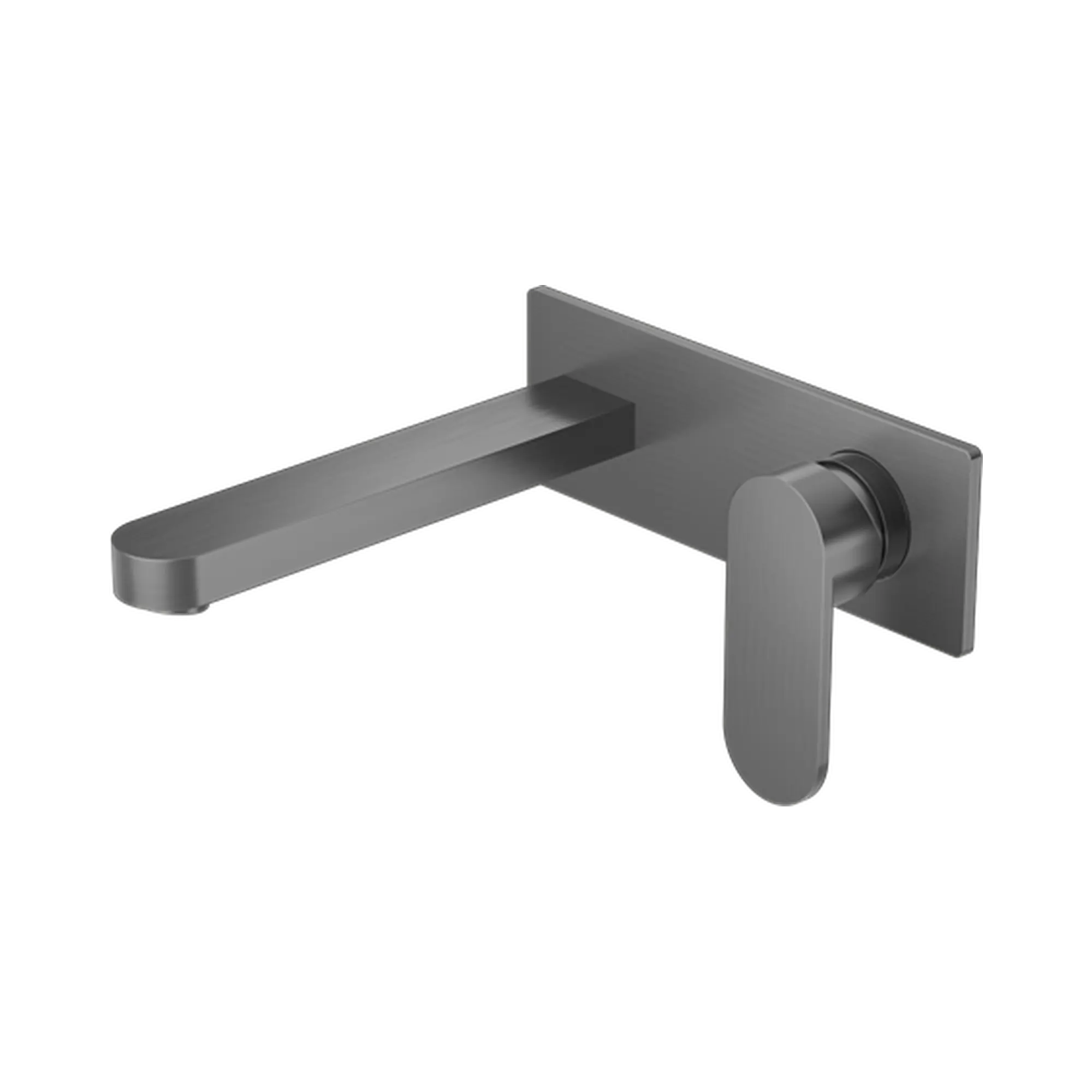 NR301310a GM Ecco Wall Basin Bath Mixer Gun Metal image 1