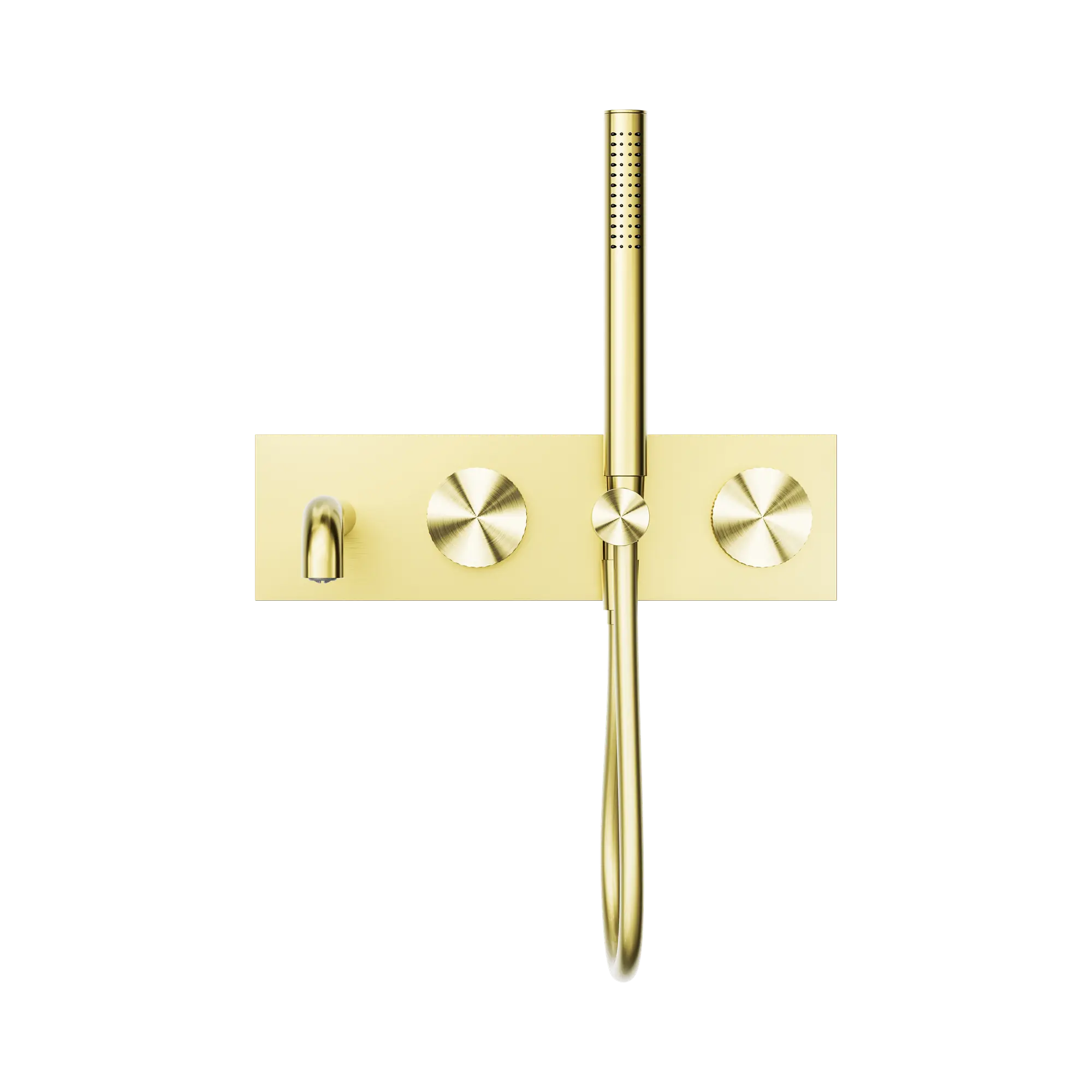 NR252003a230 BG Opal Progressive Shower System With Spout 230mm Brushed Gold image 2