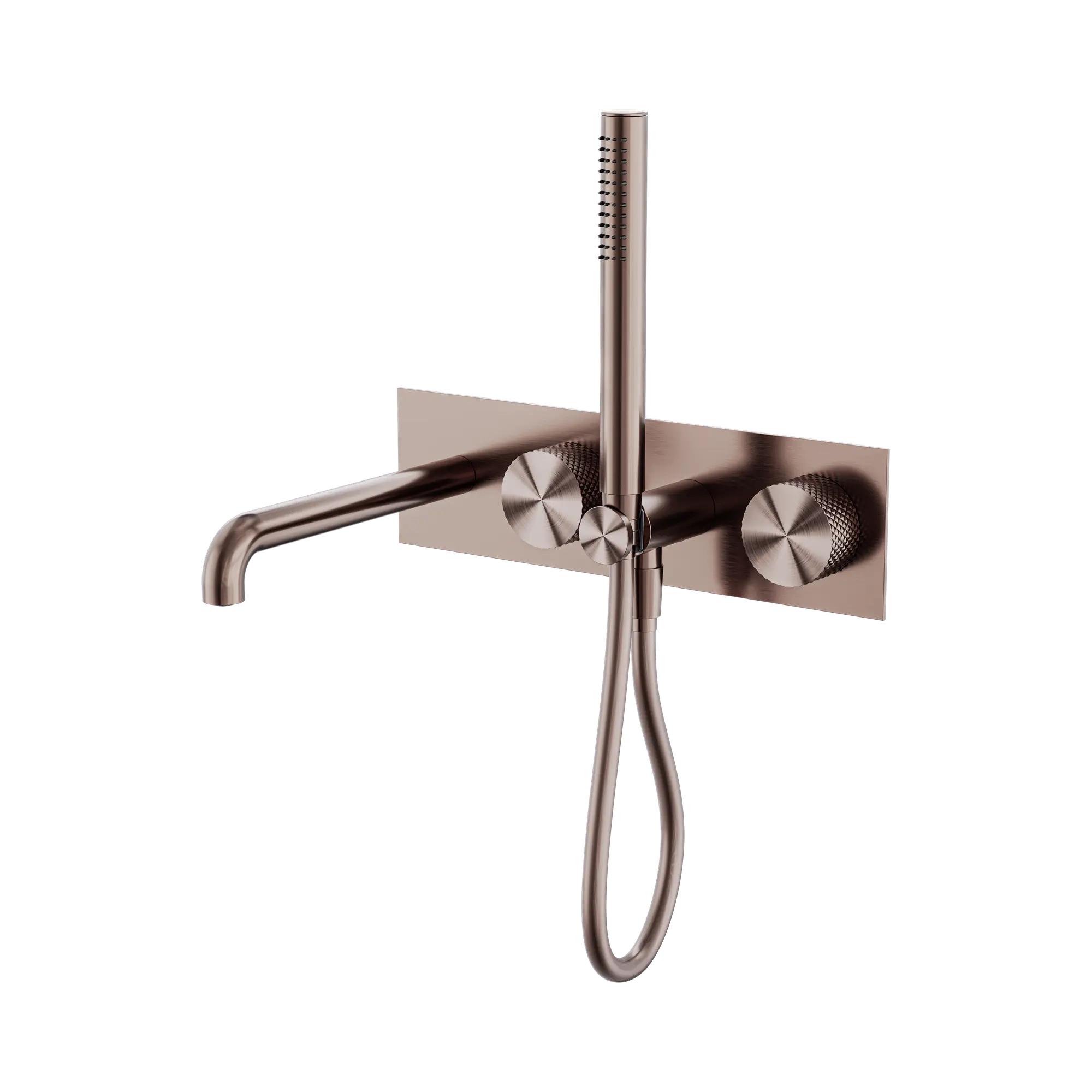 NR252003a230 BZ Opal Progressive Shower System With Spout 230mm Brushed Bronze image 1