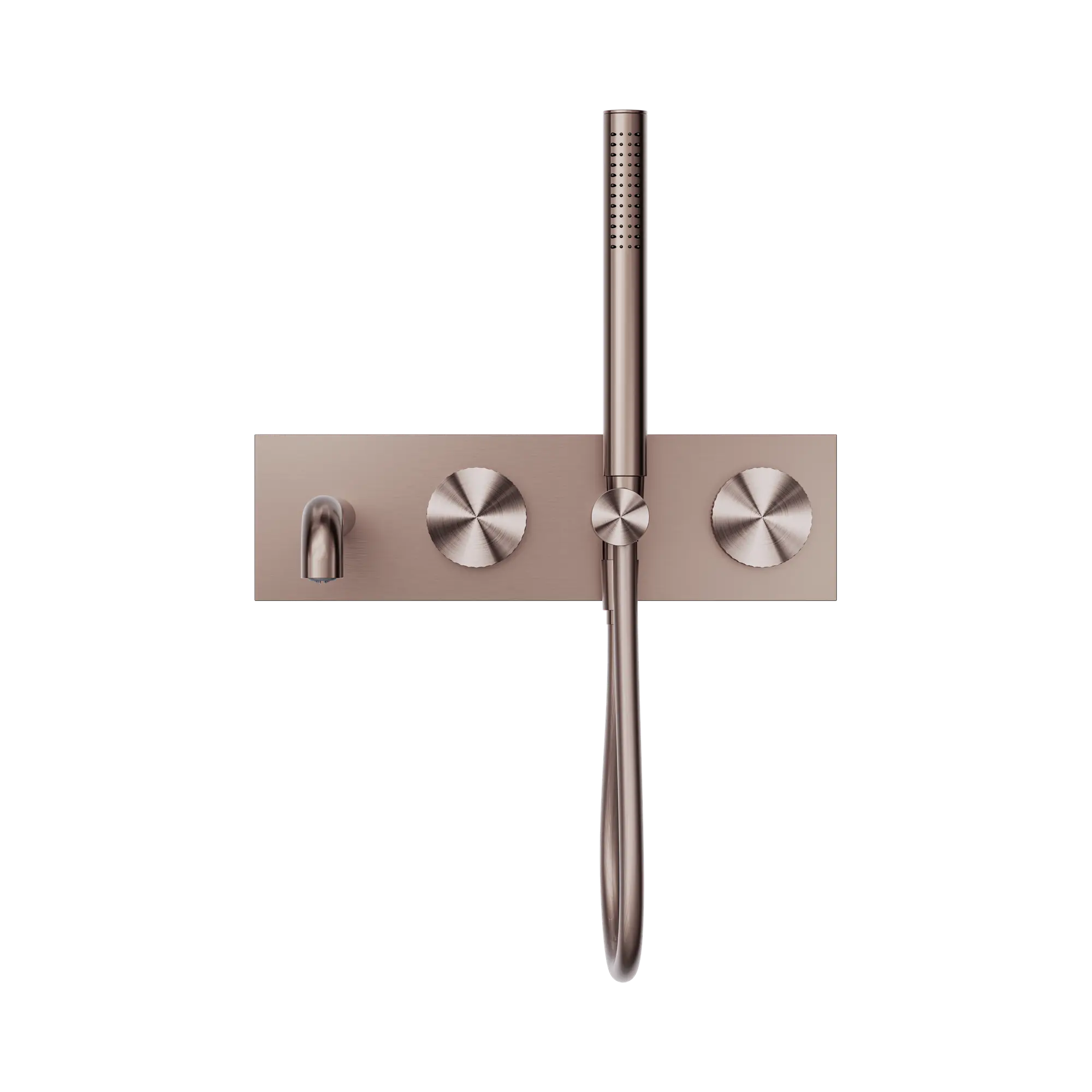 NR252003a230 BZ Opal Progressive Shower System With Spout 230mm Brushed Bronze image 2