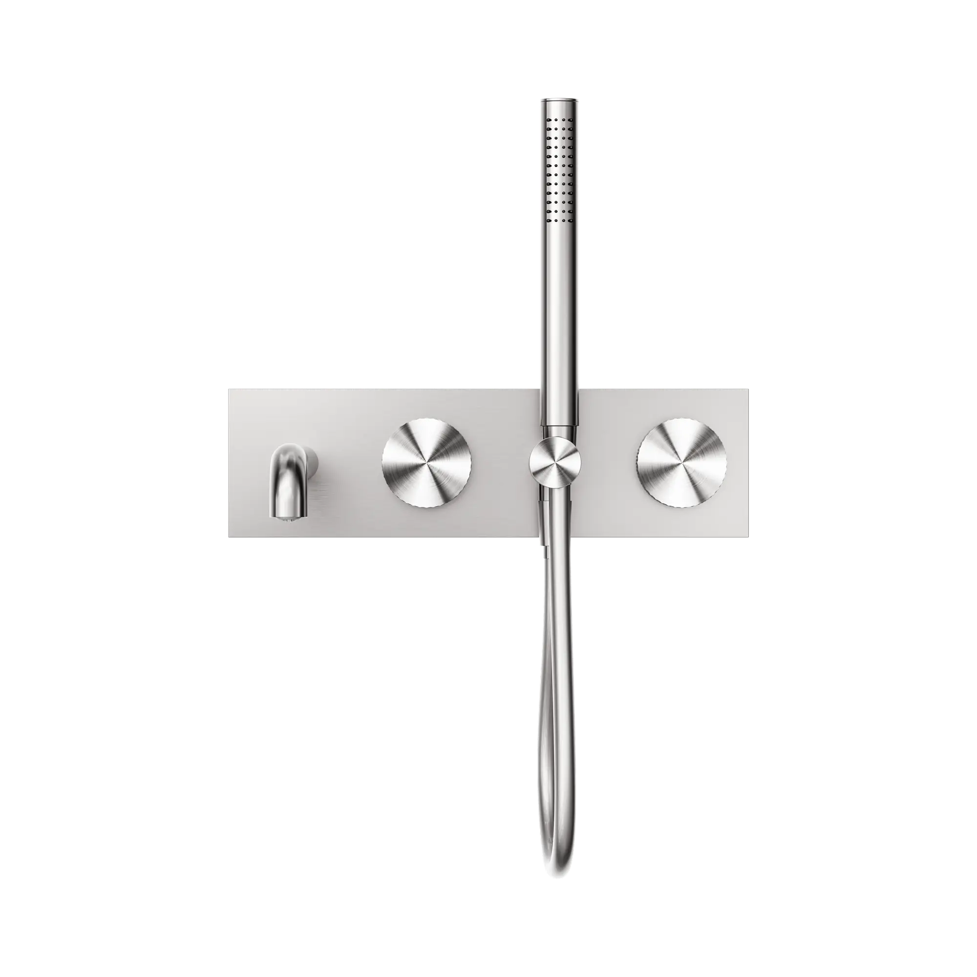 NR252003a250 BN Opal Progressive Shower System With Spout 250mm Brushed Nickel image 2