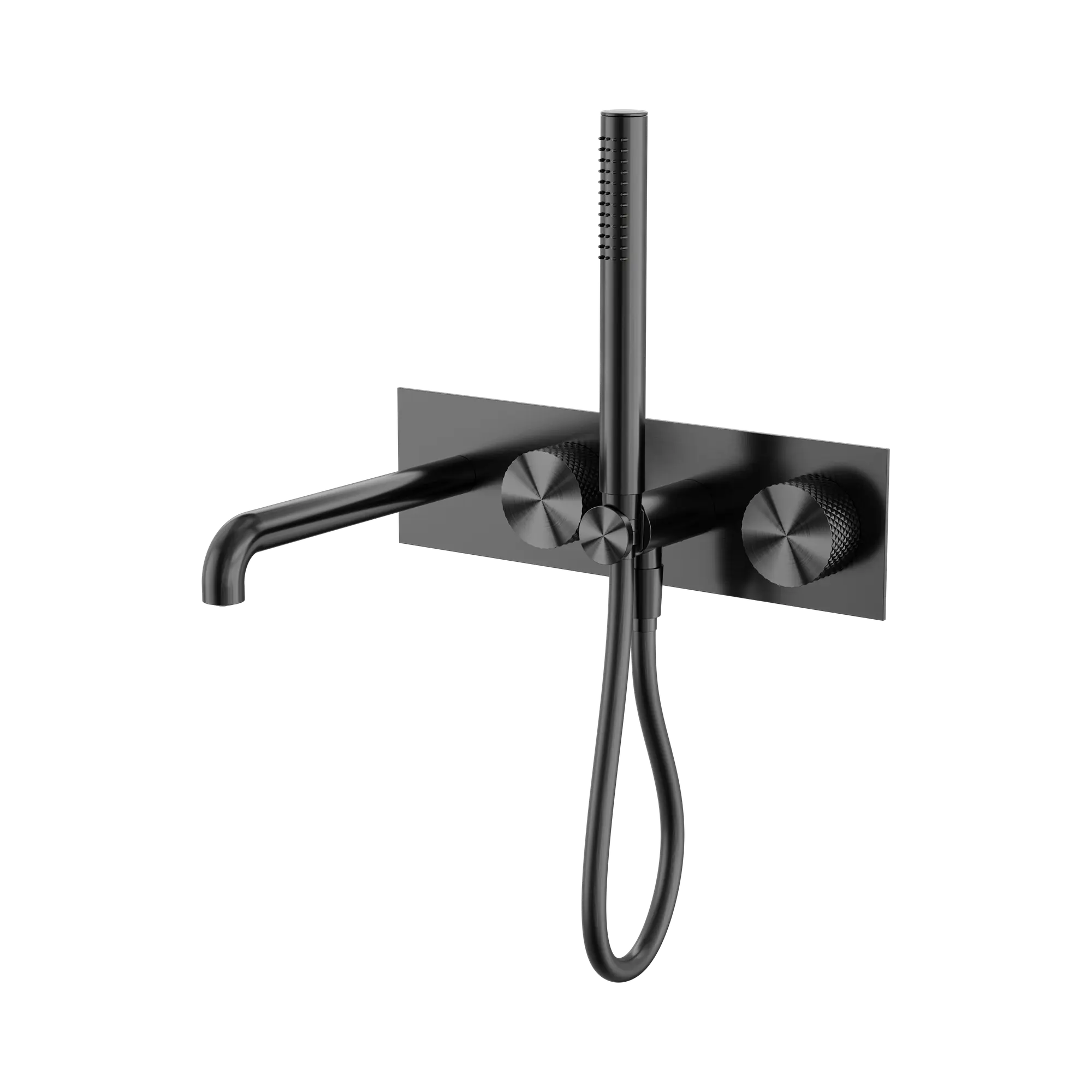 NR252003a250 GR Opal Progressive Shower System With Spout 250mm Graphite image 1