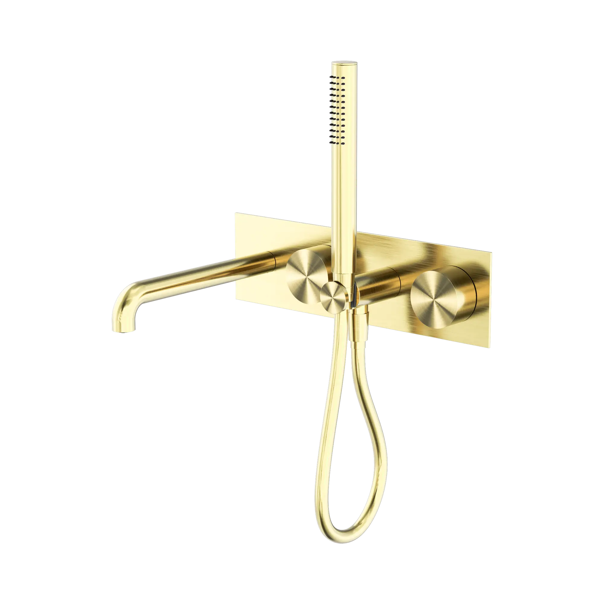NR271903a230 BG Kara Progressive Shower System With Spout 230mm Brushed Gold image 1